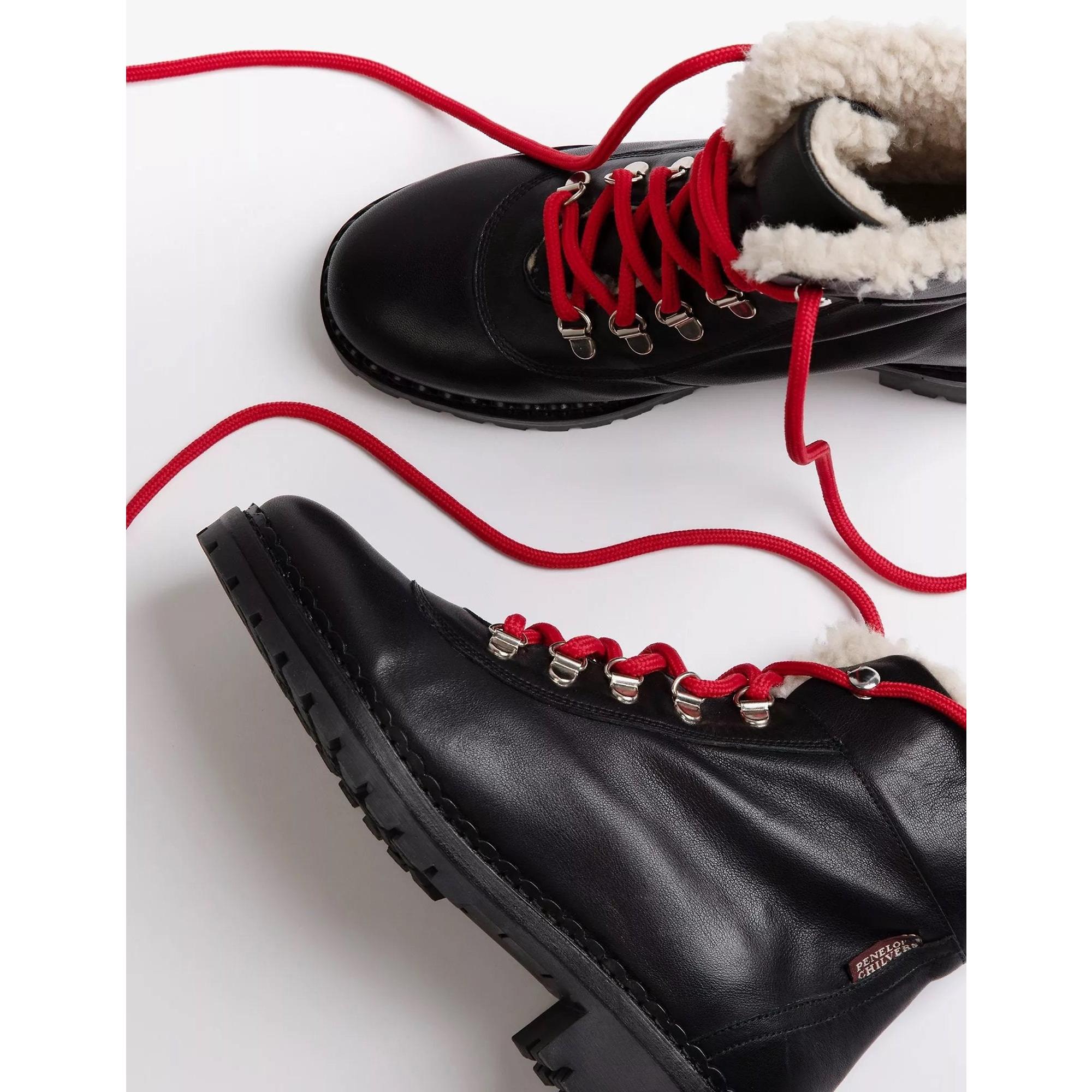 Product image 4 of 6 of Penelope Chilvers Women's Cortina Leather/Shearling Boot - Black