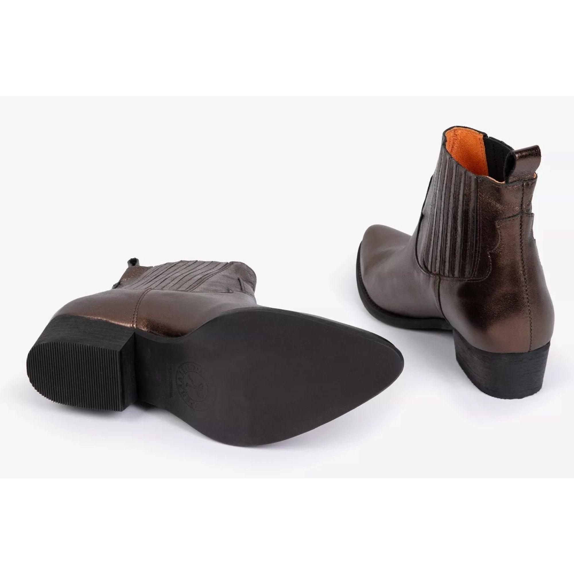 Product image 3 of 6 of Penelope Chilvers Women's Frontier Metallic Leather Boot - Walnut