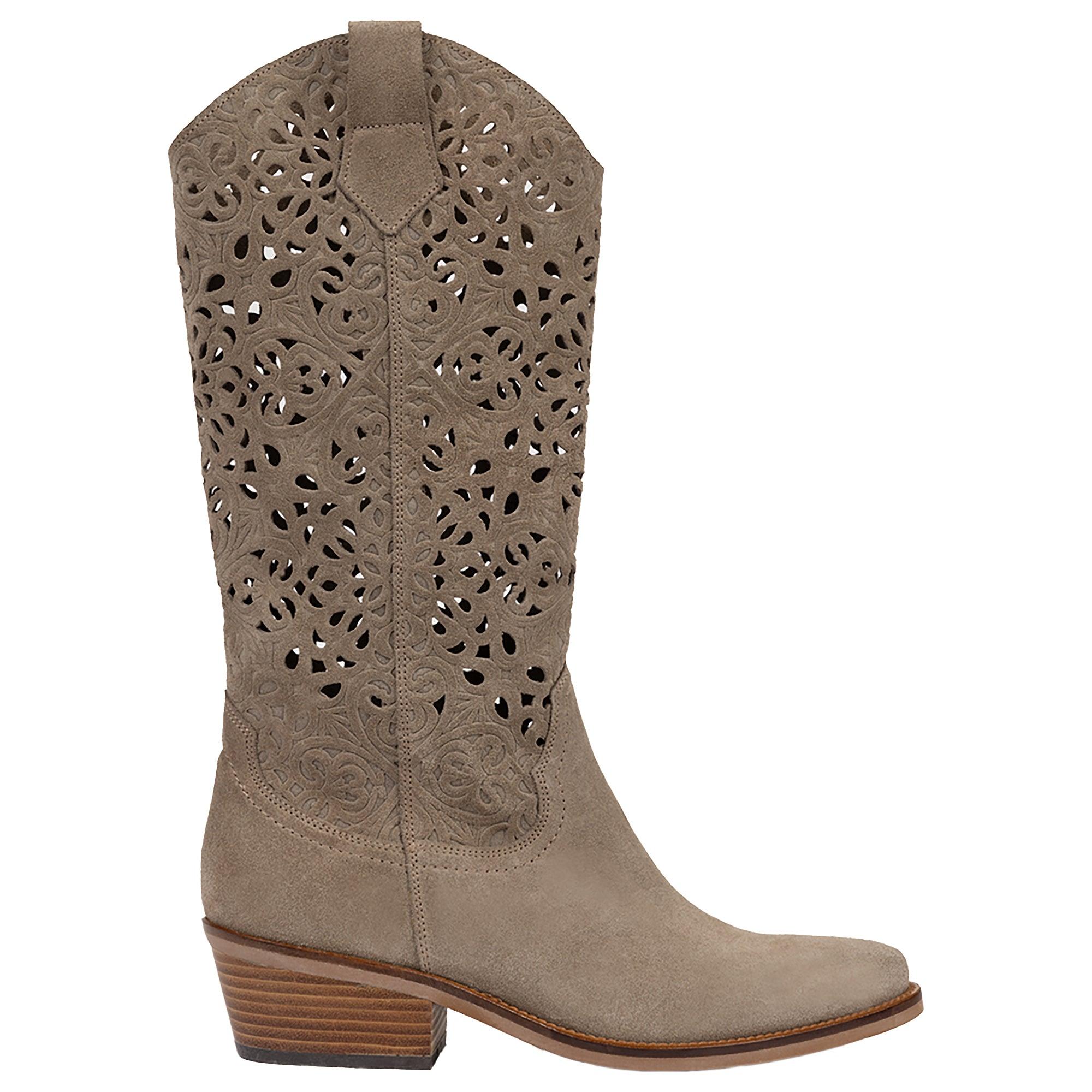 Product image 1 of 4 of Penelope Chilvers Women's Goldie Cut Out Lace Boots - Camel