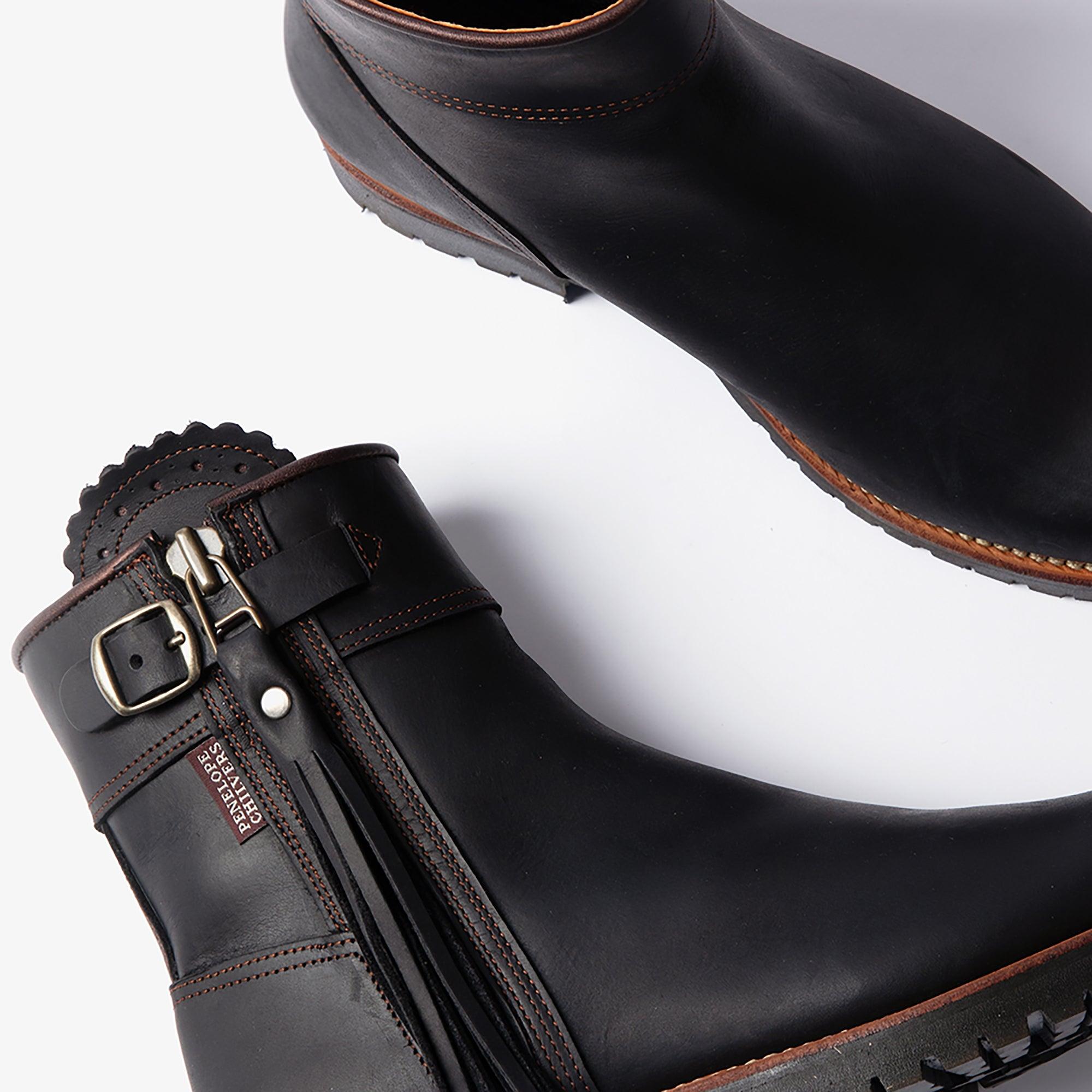 Product image 3 of 4 of Penelope Chilvers Women's Inclement Cropped Tassel Boots - Black