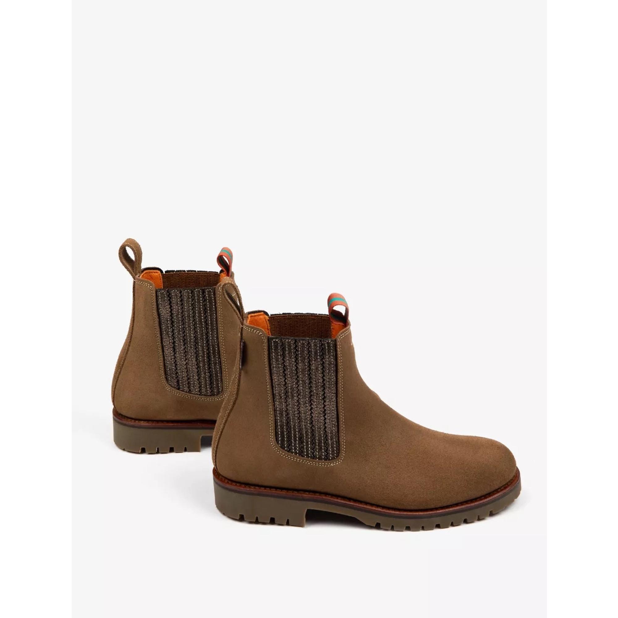 Product image 3 of 5 of Penelope Chilvers Women's Oscar Suede Chelsea Boots - Sesame/Bronze