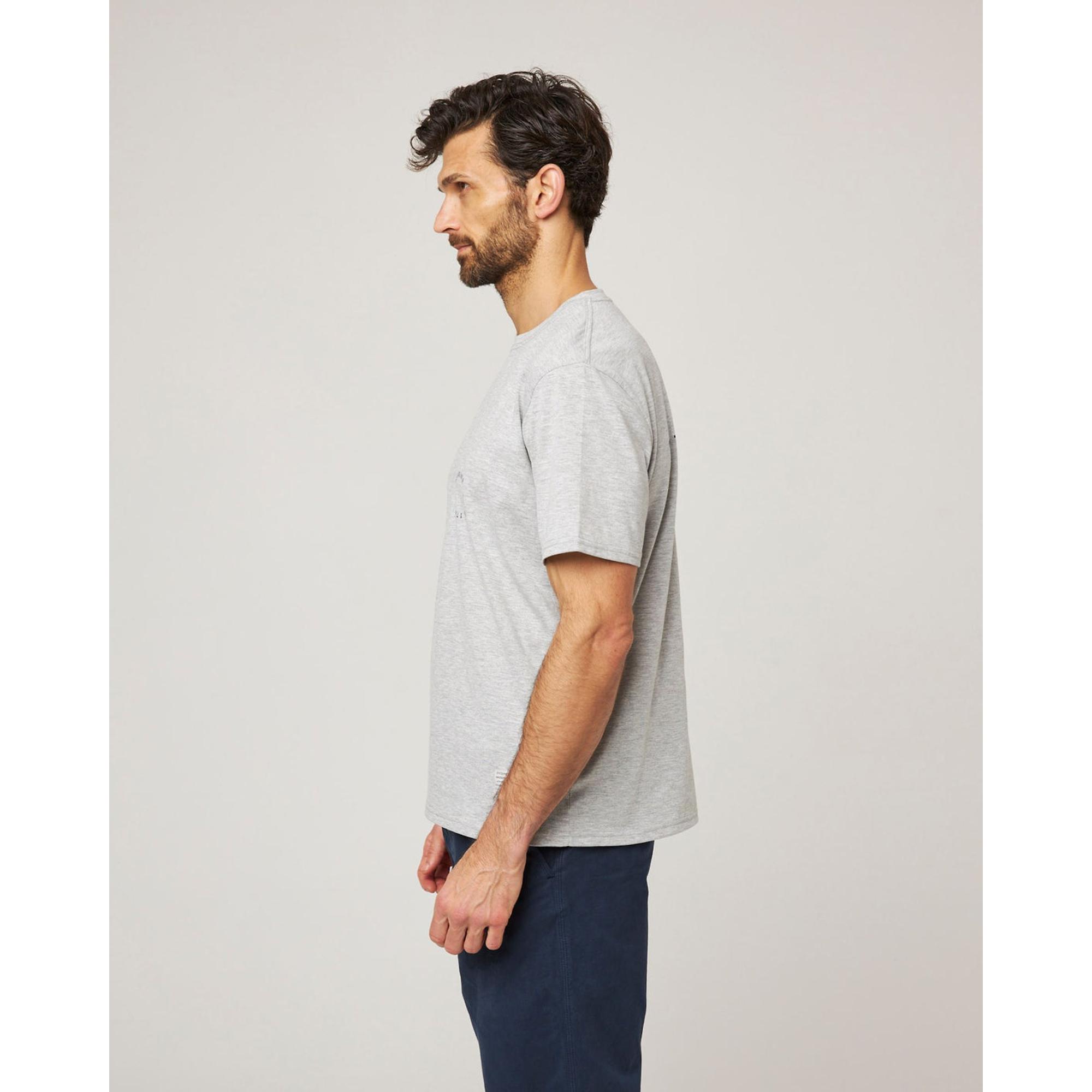 Product image 5 of 9 of Peregrine Men's Made In England Graphic T-Shirt - Light Grey