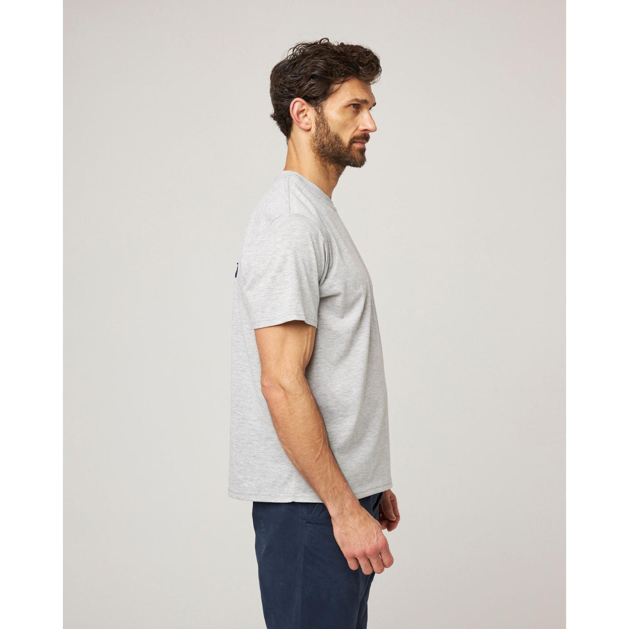 Product image 6 of 9 of Peregrine Men's Made In England Graphic T-Shirt - Light Grey