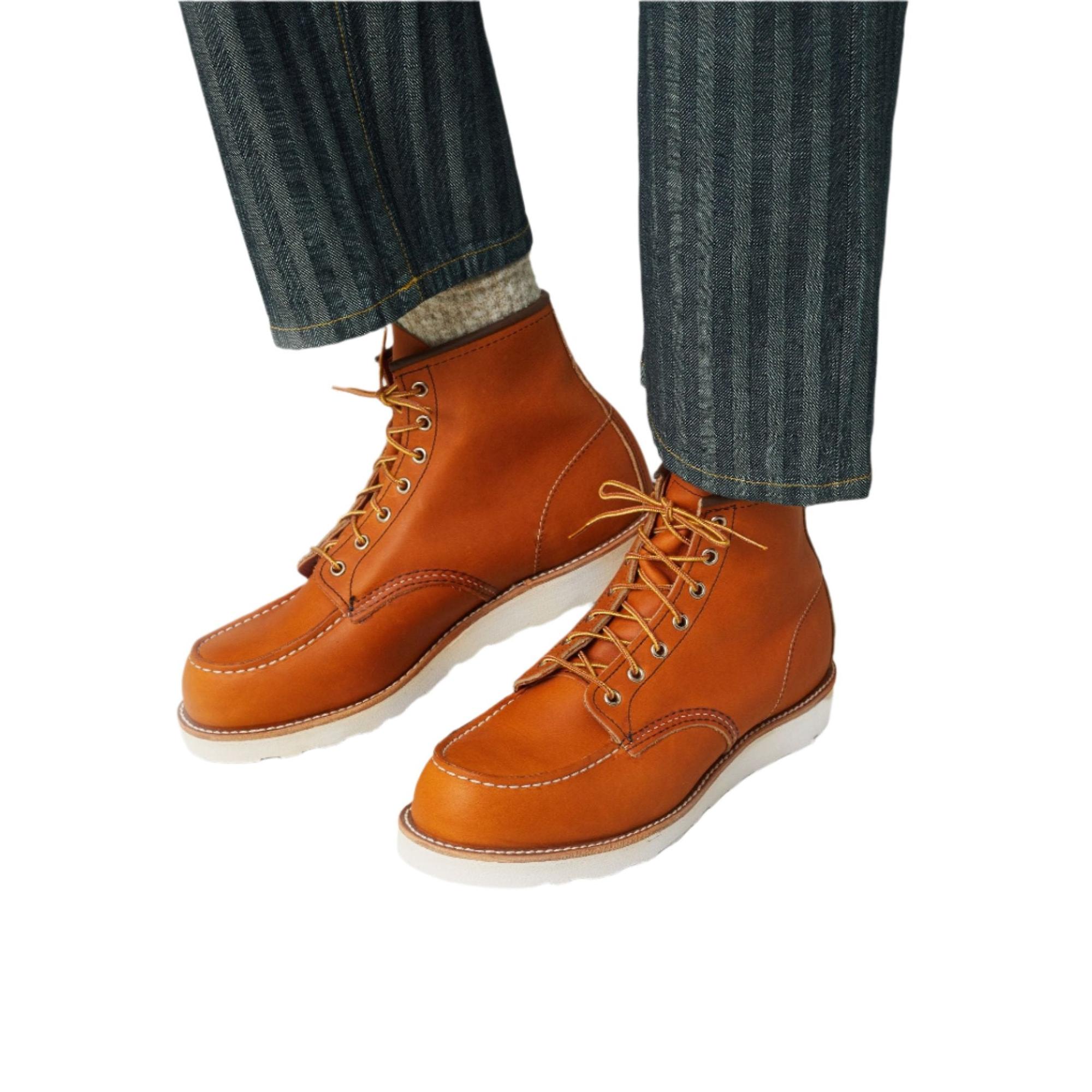 Product image 13 of 13 of Red Wing Classic Moc Toe 6" Boots - Oro Legacy Leather - Style 875