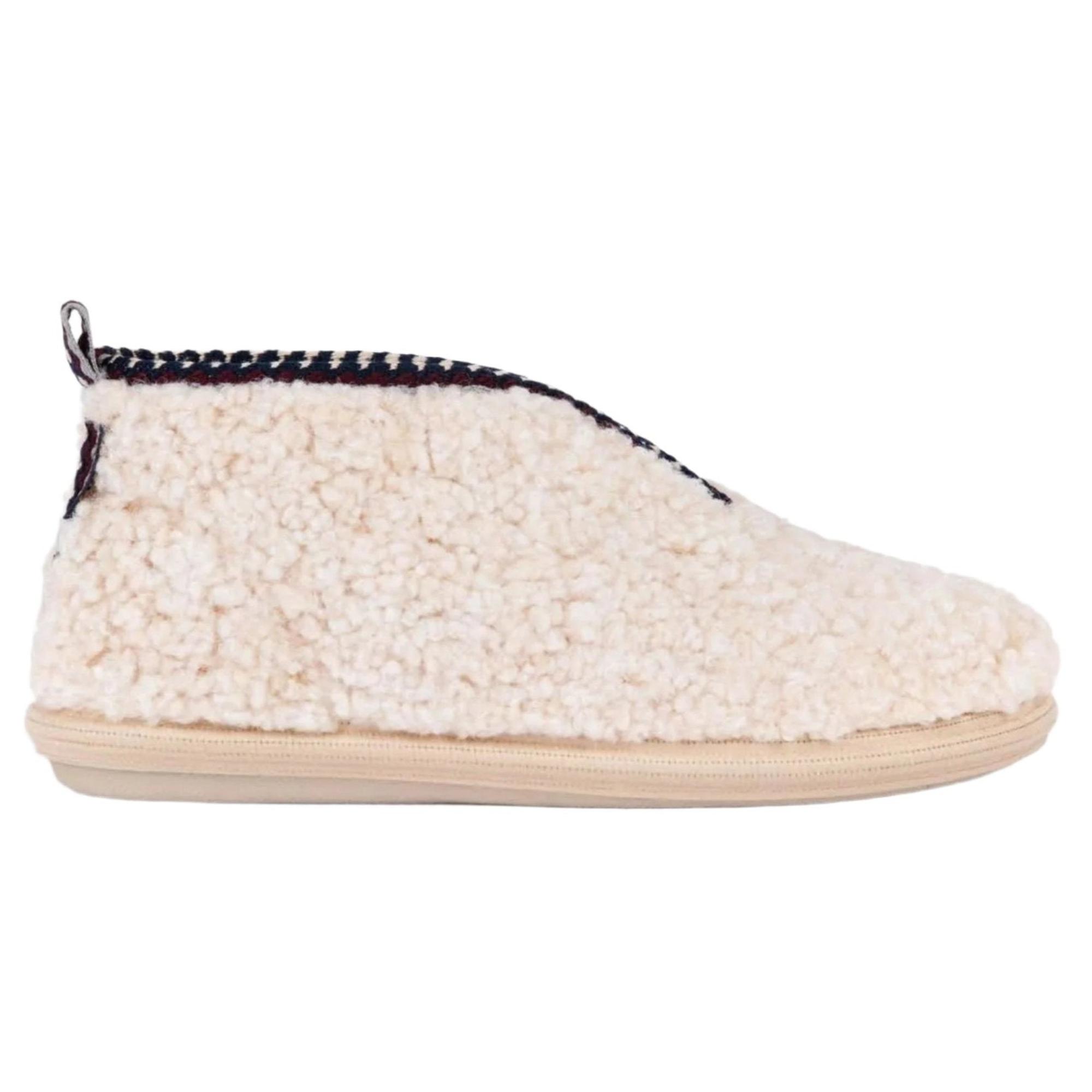 Product image 1 of 5 of Penelope Chilvers Women's Puck Fleece Slipper - Ivory
