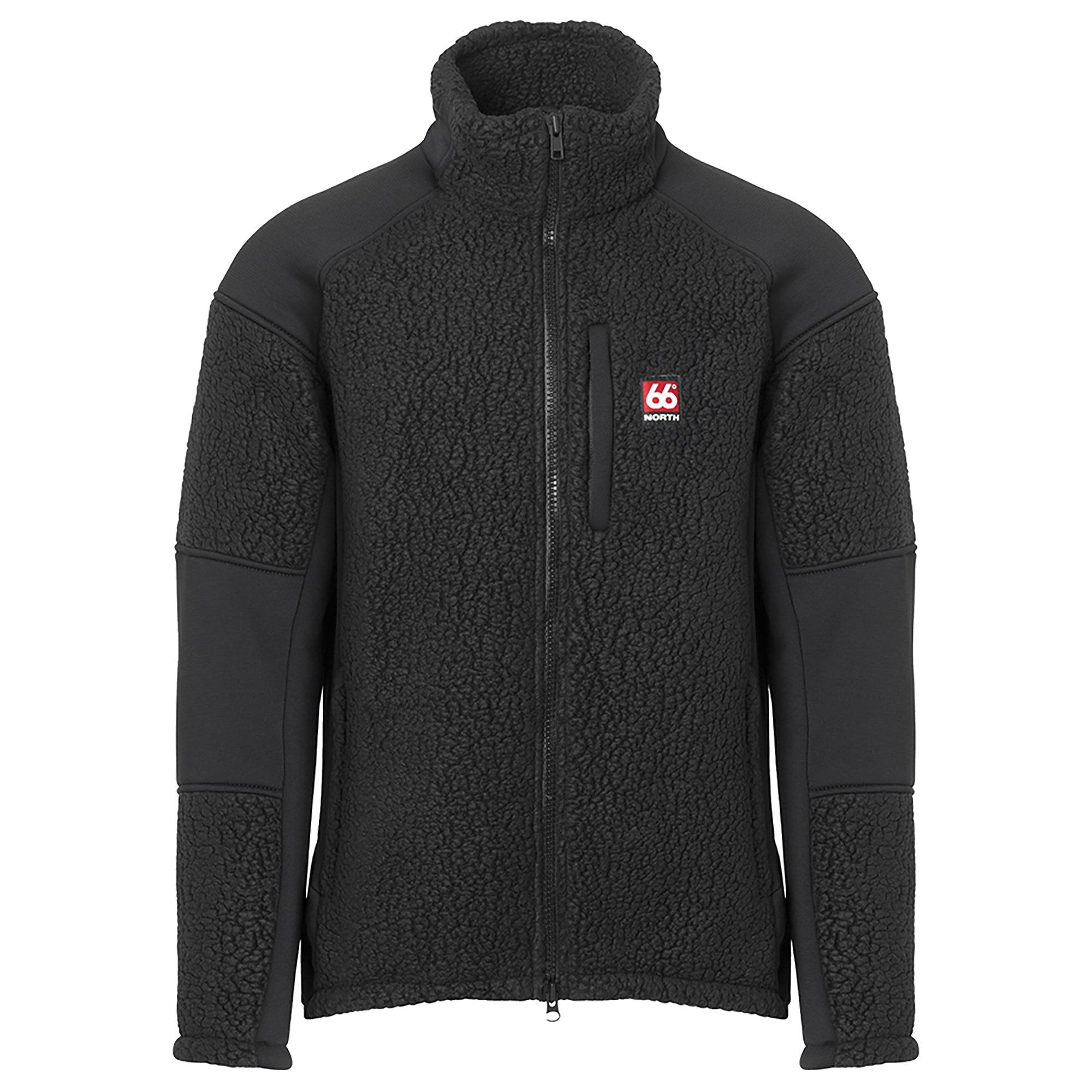 66°North Men's Tindur Technical Shearling Jacket - Black