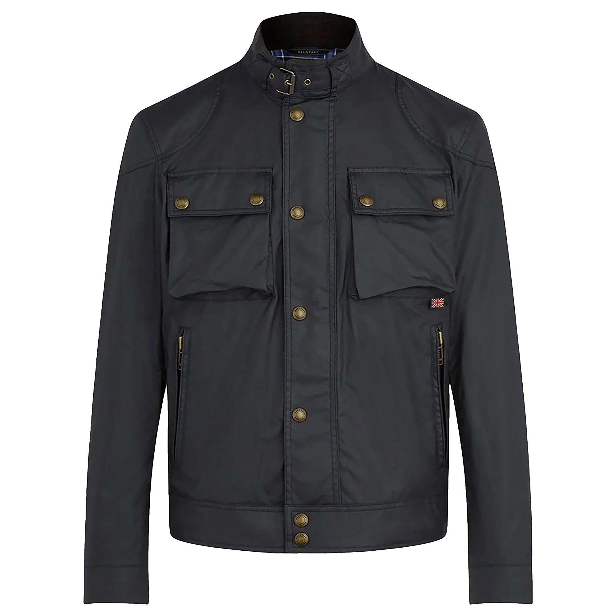Product image 1 of 3 of Belstaff Men's Waxed Cotton Racemaster Jacket - Black