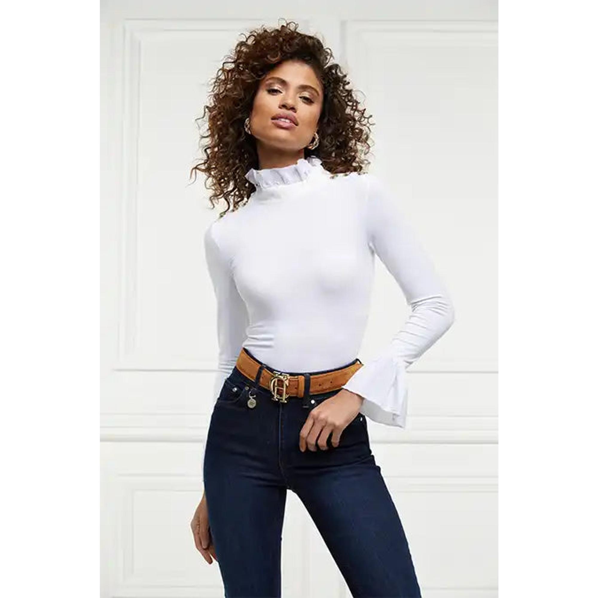 Product image 7 of 11 of Holland Cooper Women's Lilibet Jersey Tee - White