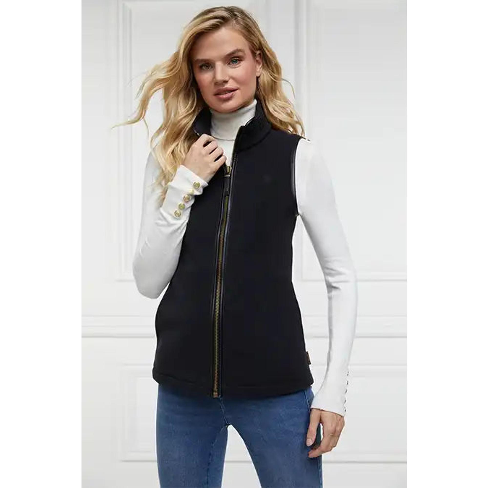 Product image 6 of 7 of Holland Cooper Women's Country Fleece Gilet - Black
