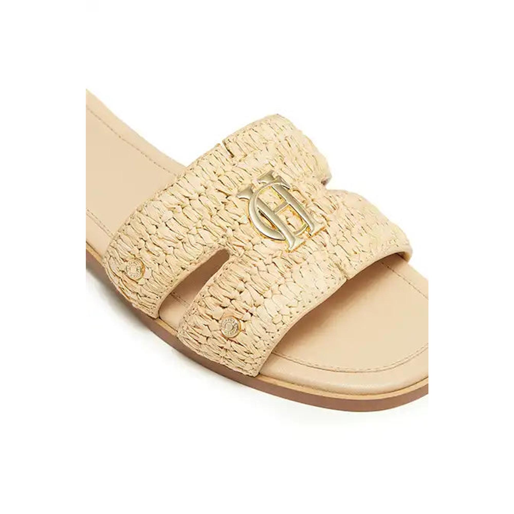 Product image 5 of 7 of Holland Cooper Women's Monogram Slides - Natural Straw