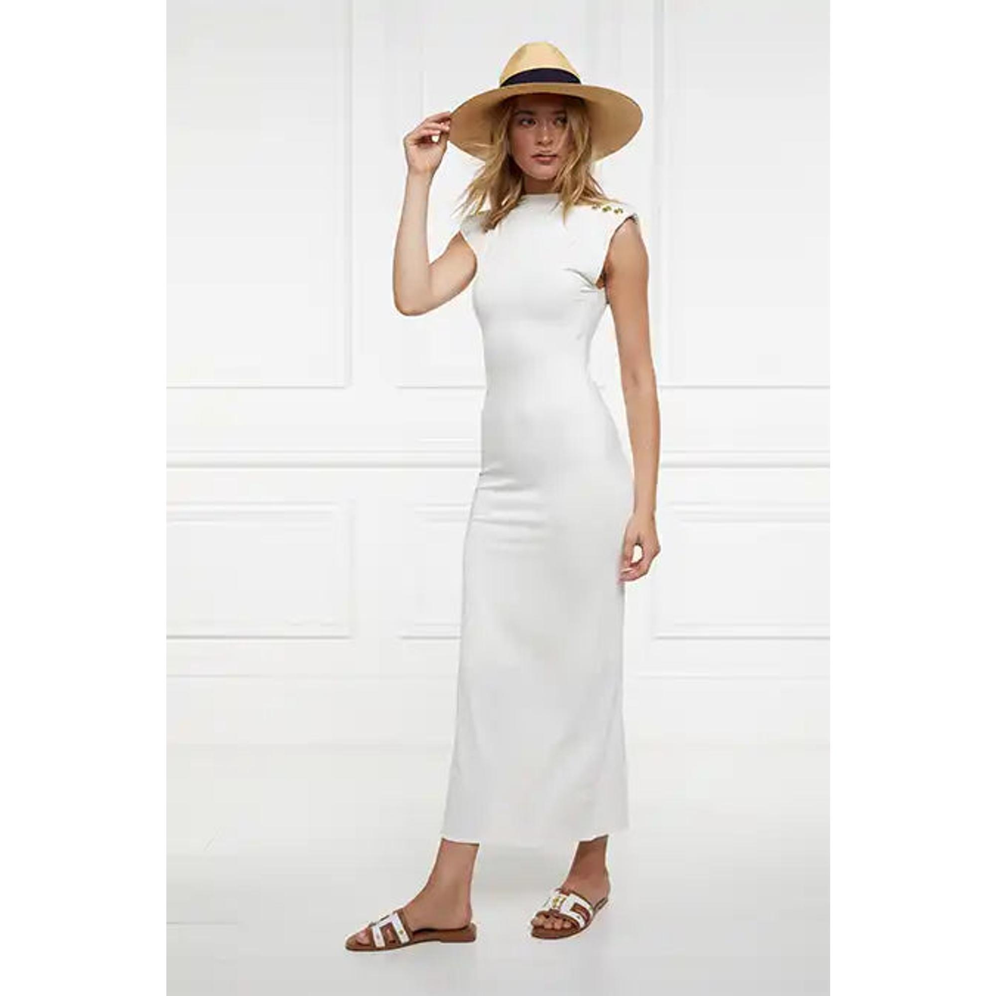 Product image 6 of 10 of Holland Cooper Women's Monogram Slides - Tan Canvas