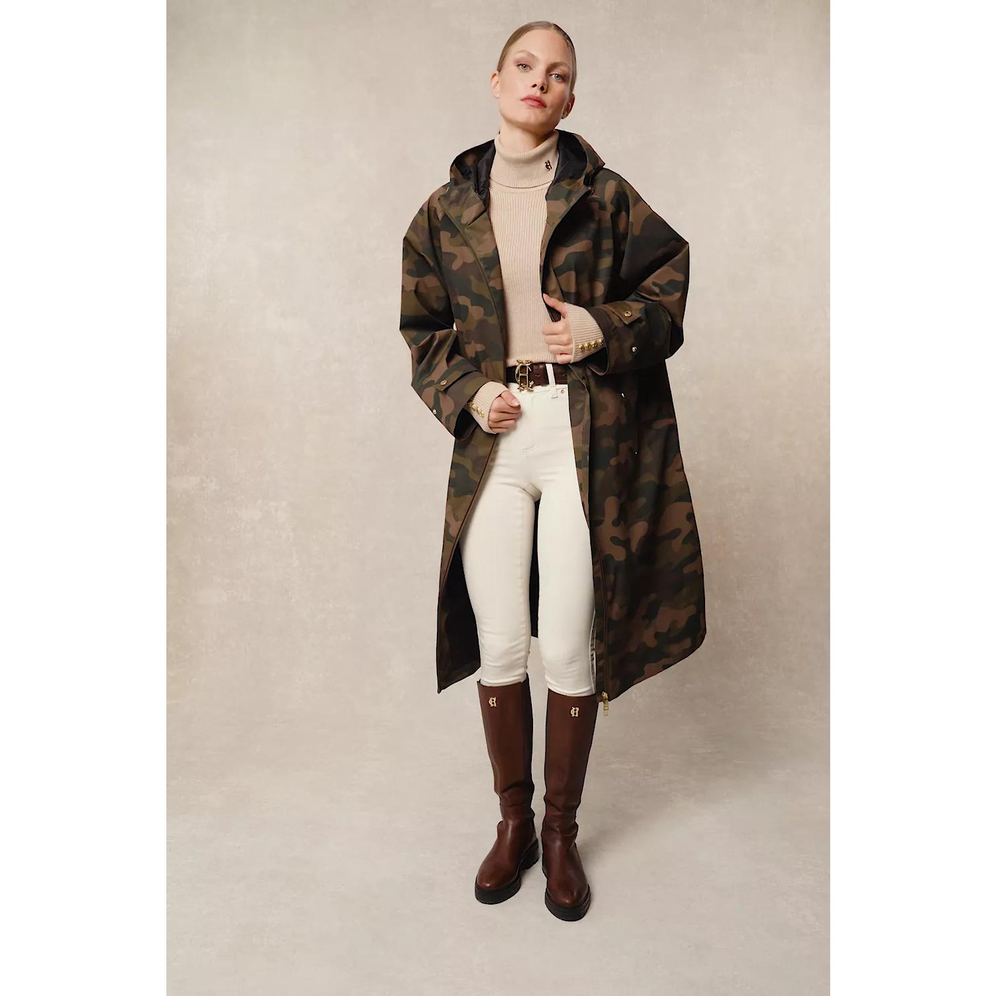 Product image 5 of 12 of Holland Cooper Women's One-Size Lightweight Waterproof Coat - Camo