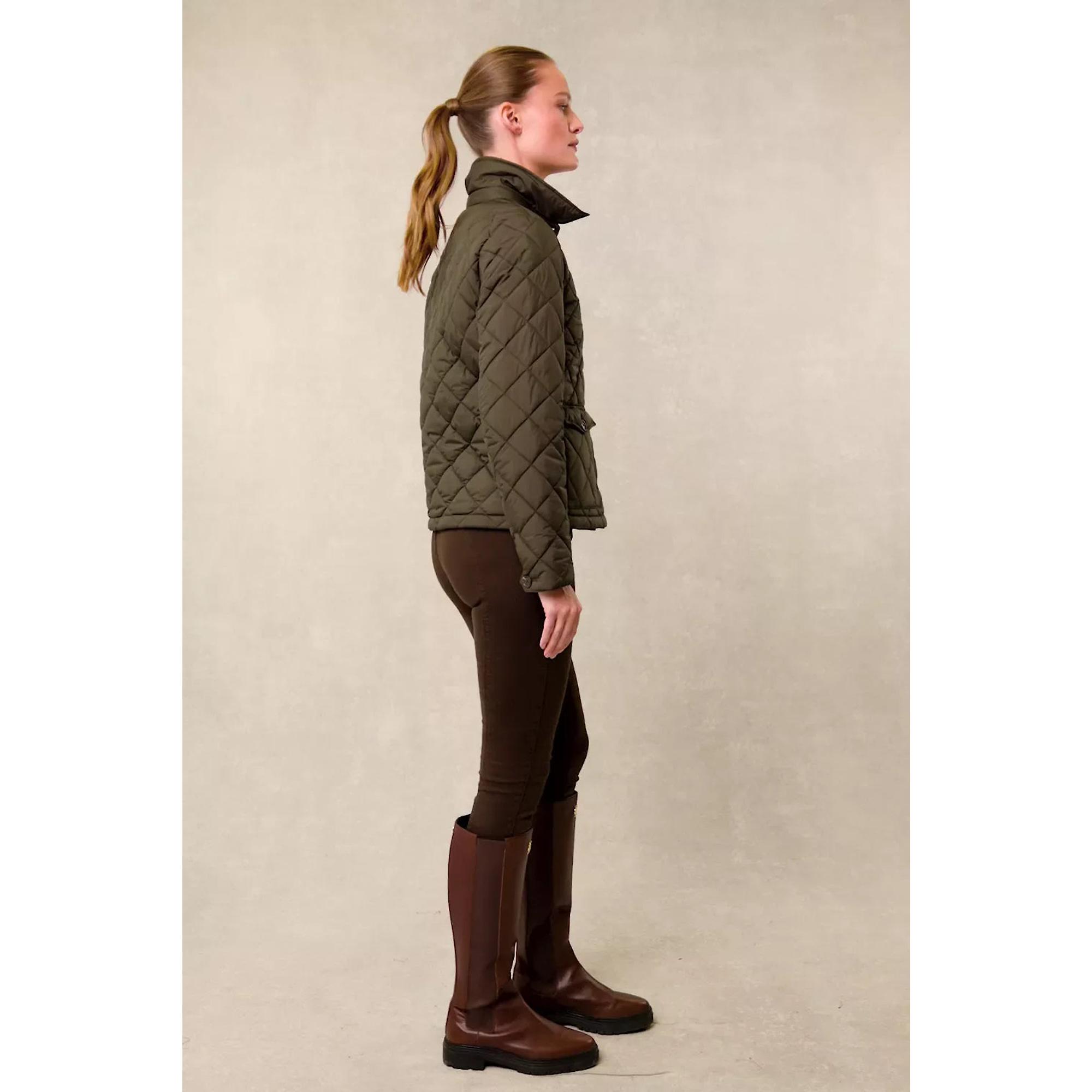 Product image 5 of 9 of Holland Cooper Women's Quilted Coach Jacket - Heritage Khaki