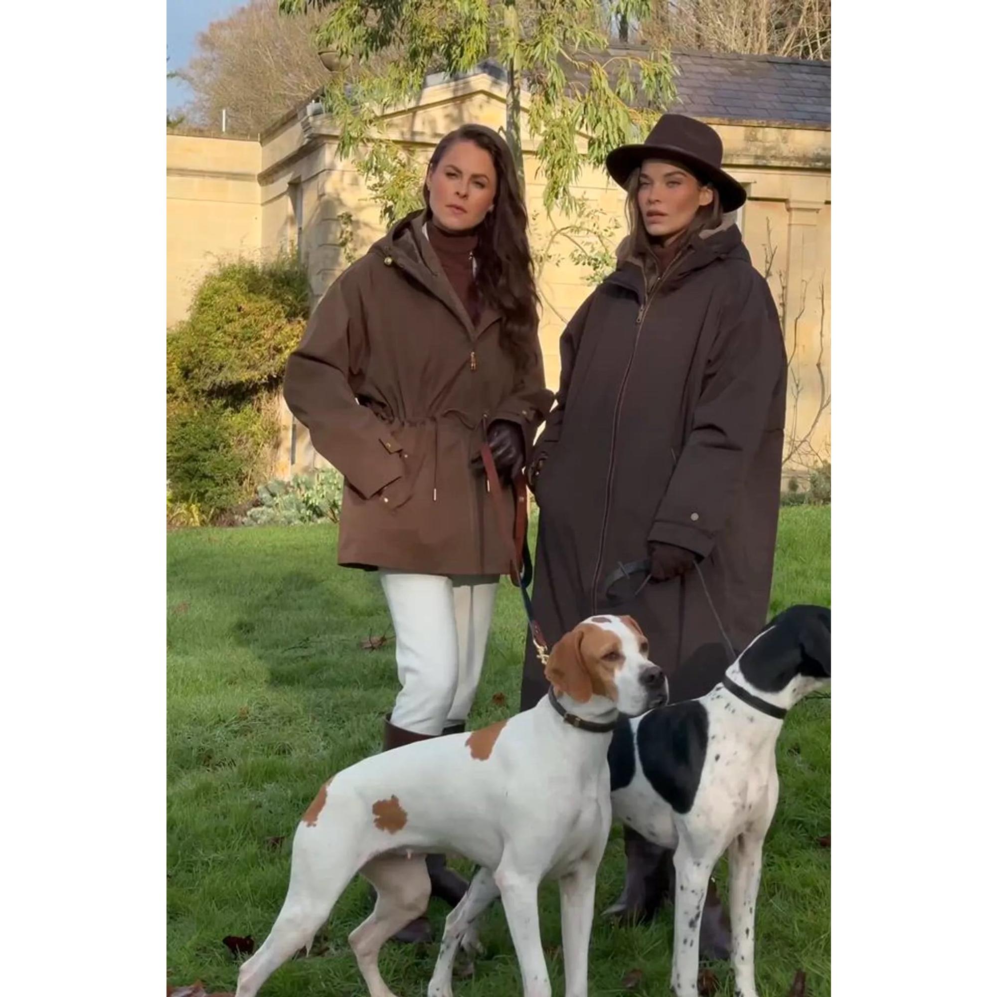 Product image 6 of 12 of Holland Cooper Women's One-Size Lightweight Waterproof Parka - Chestnut