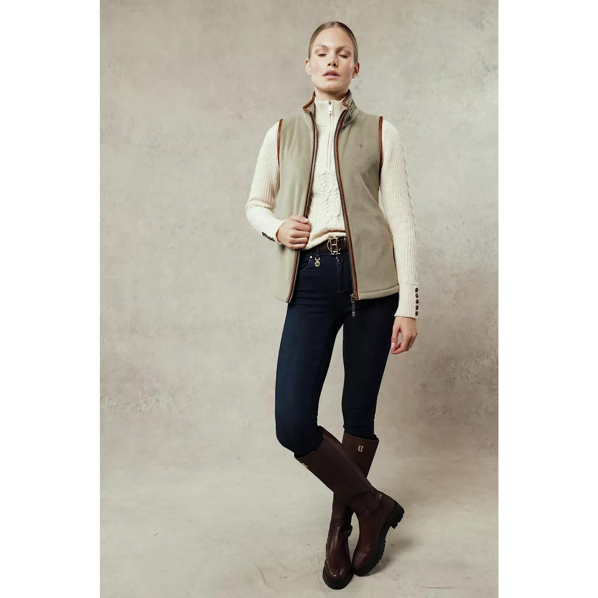 Product image 6 of 9 of Holland Cooper Women's Country Fleece Gilet - Sage