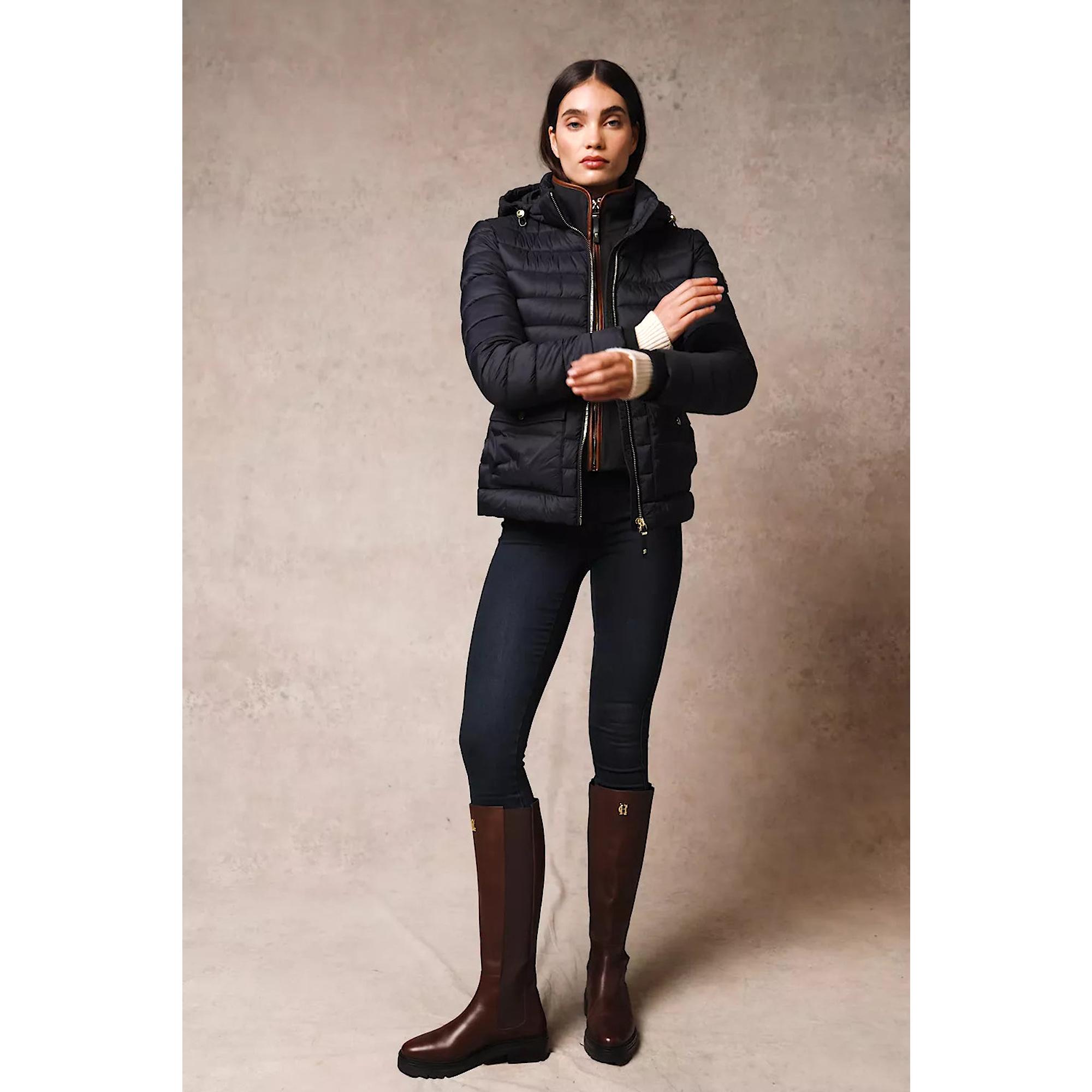 Product image 6 of 7 of Holland Cooper Women's Pearson Hybrid Jacket - Ink Navy
