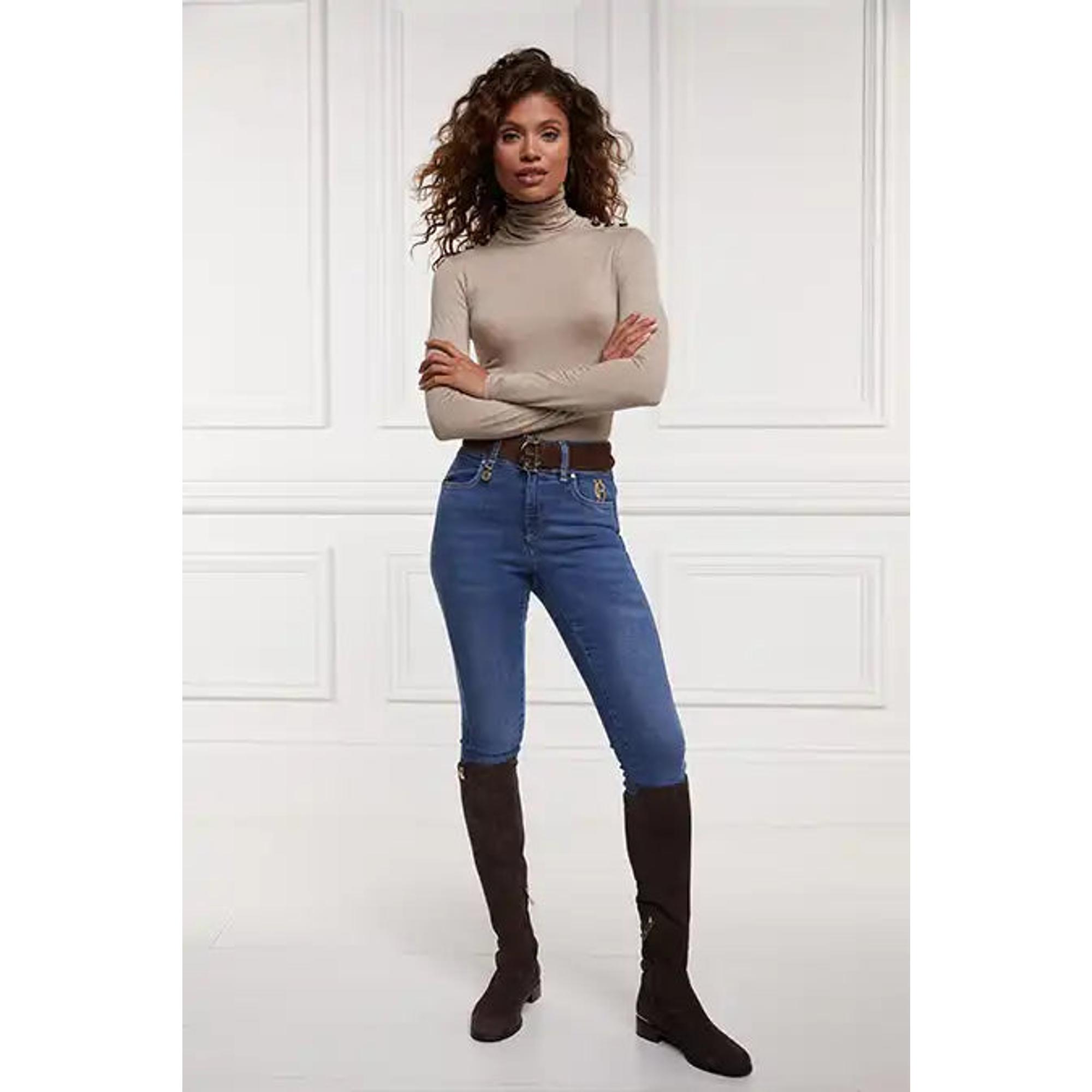 Product image 5 of 9 of Holland Cooper Women's Essential Roll Neck - Oatmeal
