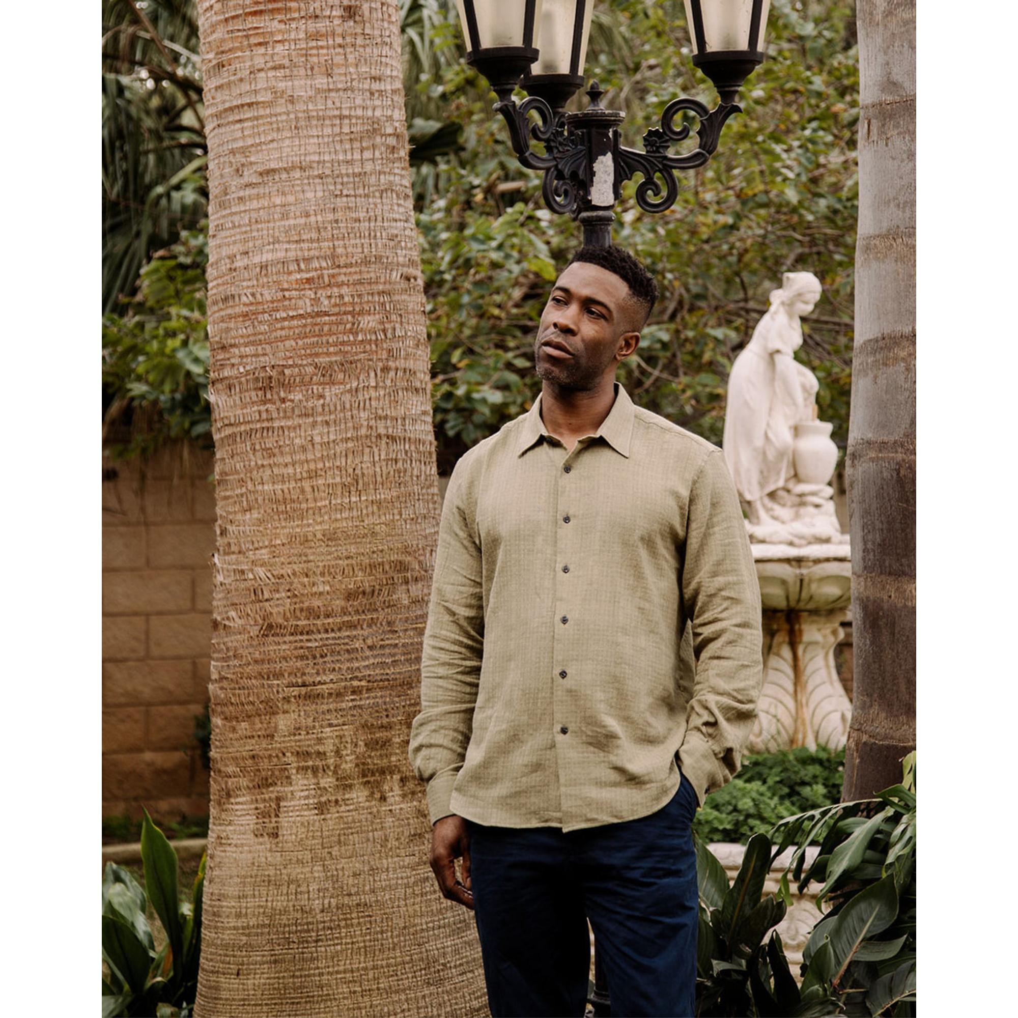 Product image 8 of 8 of Peregrine Men's Made In England Resort Shirt - Moss