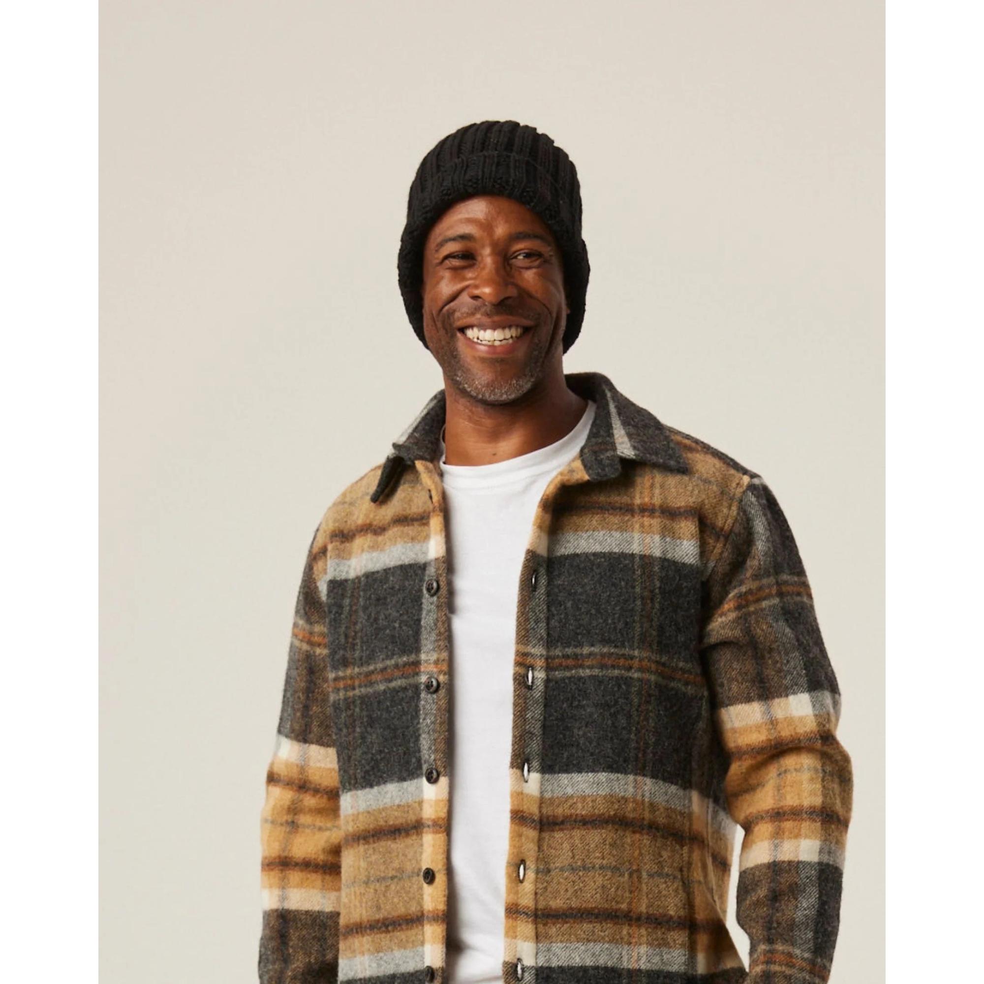 Product image 4 of 5 of Peregrine Milliner Ribbed Beanie - Black