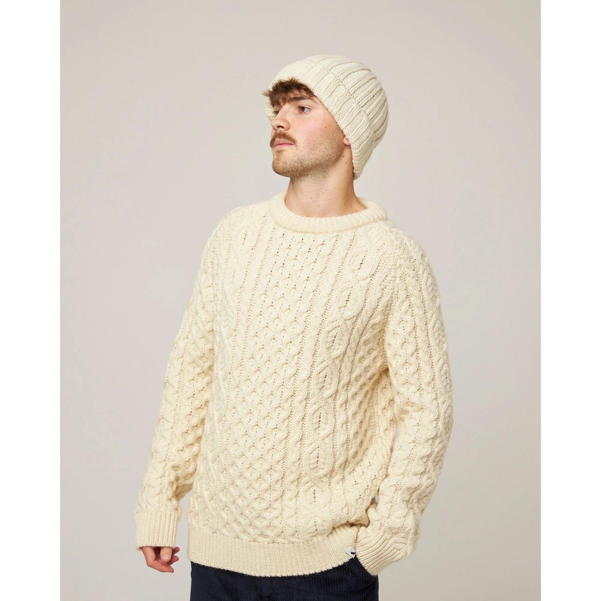 Product image 3 of 7 of Peregrine Milliner Ribbed Beanie - Ecru