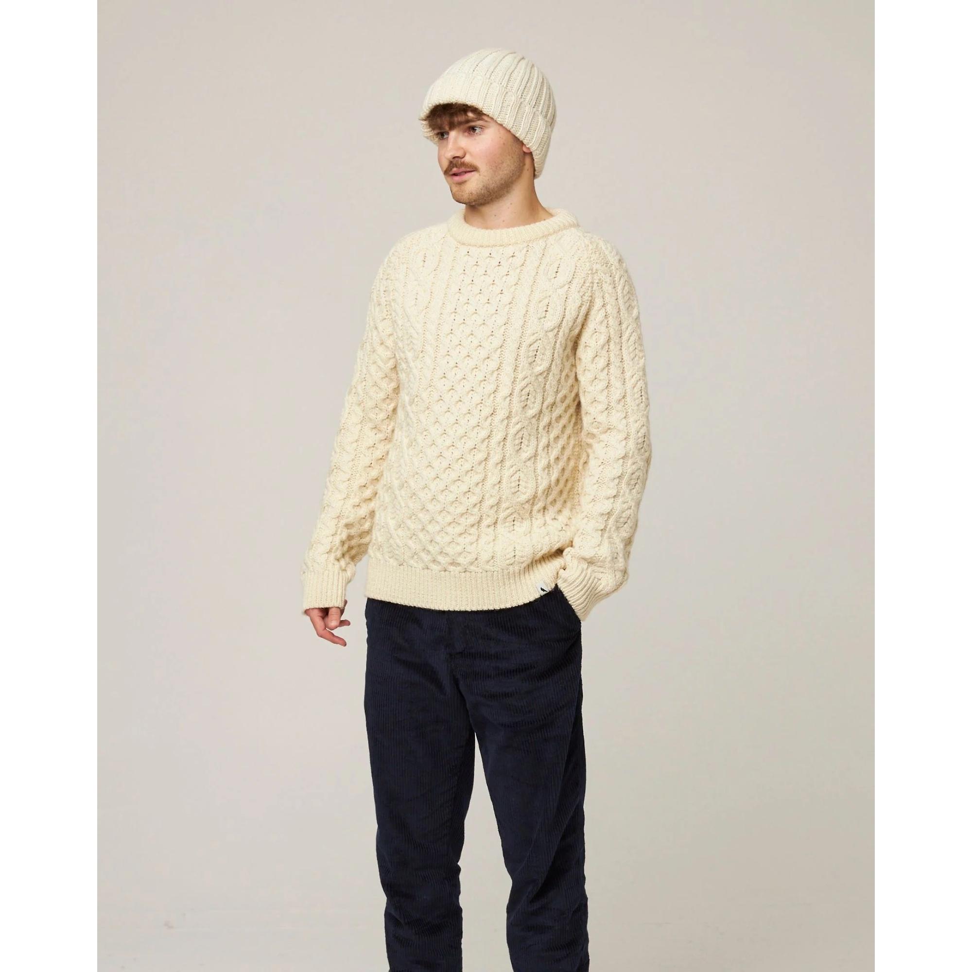 Product image 5 of 7 of Peregrine Milliner Ribbed Beanie - Ecru