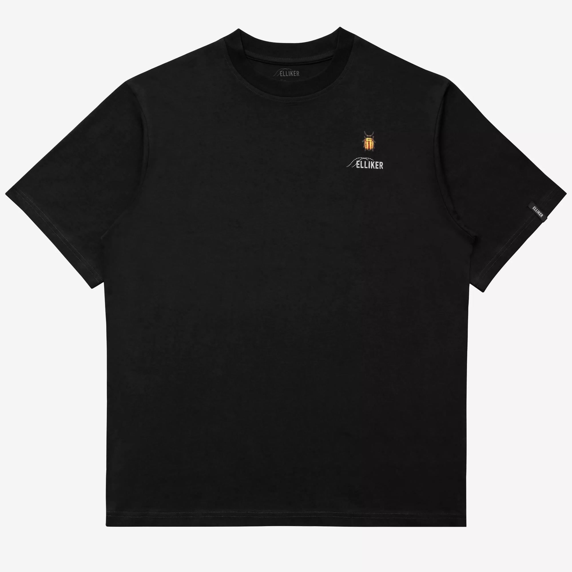 Product image 3 of 9 of Elliker Unisex Rill Bug Print Short Sleeve T-Shirt - Black