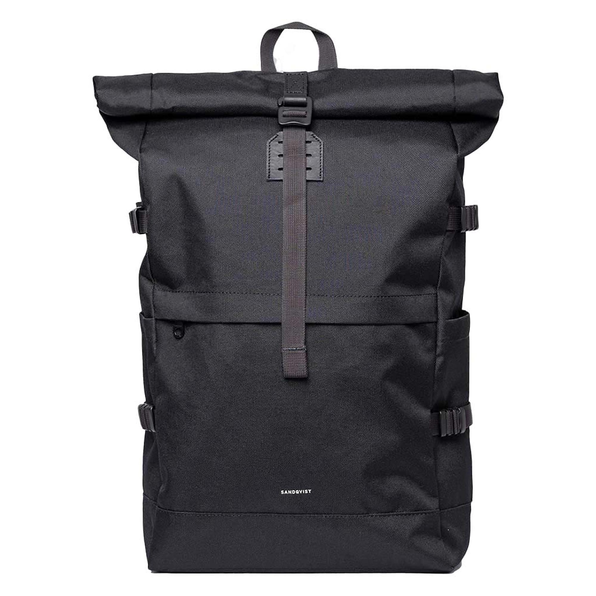 Product image 1 of 12 of Sandqvist Icon Rolltop Backpack L - 26L - Black
