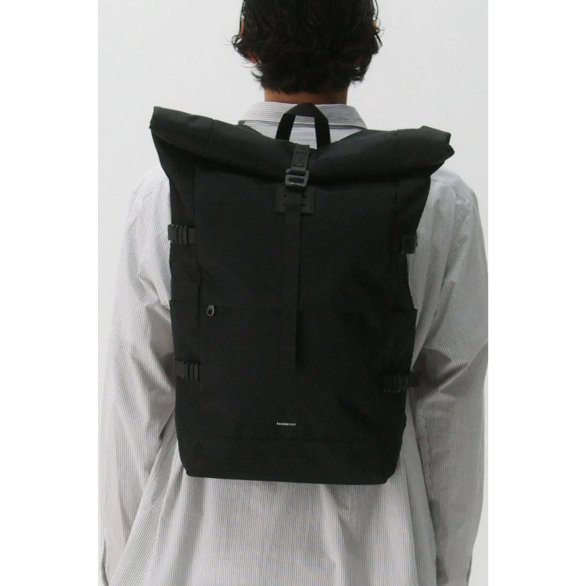 Product image 11 of 12 of Sandqvist Icon Rolltop Backpack L - 26L - Black