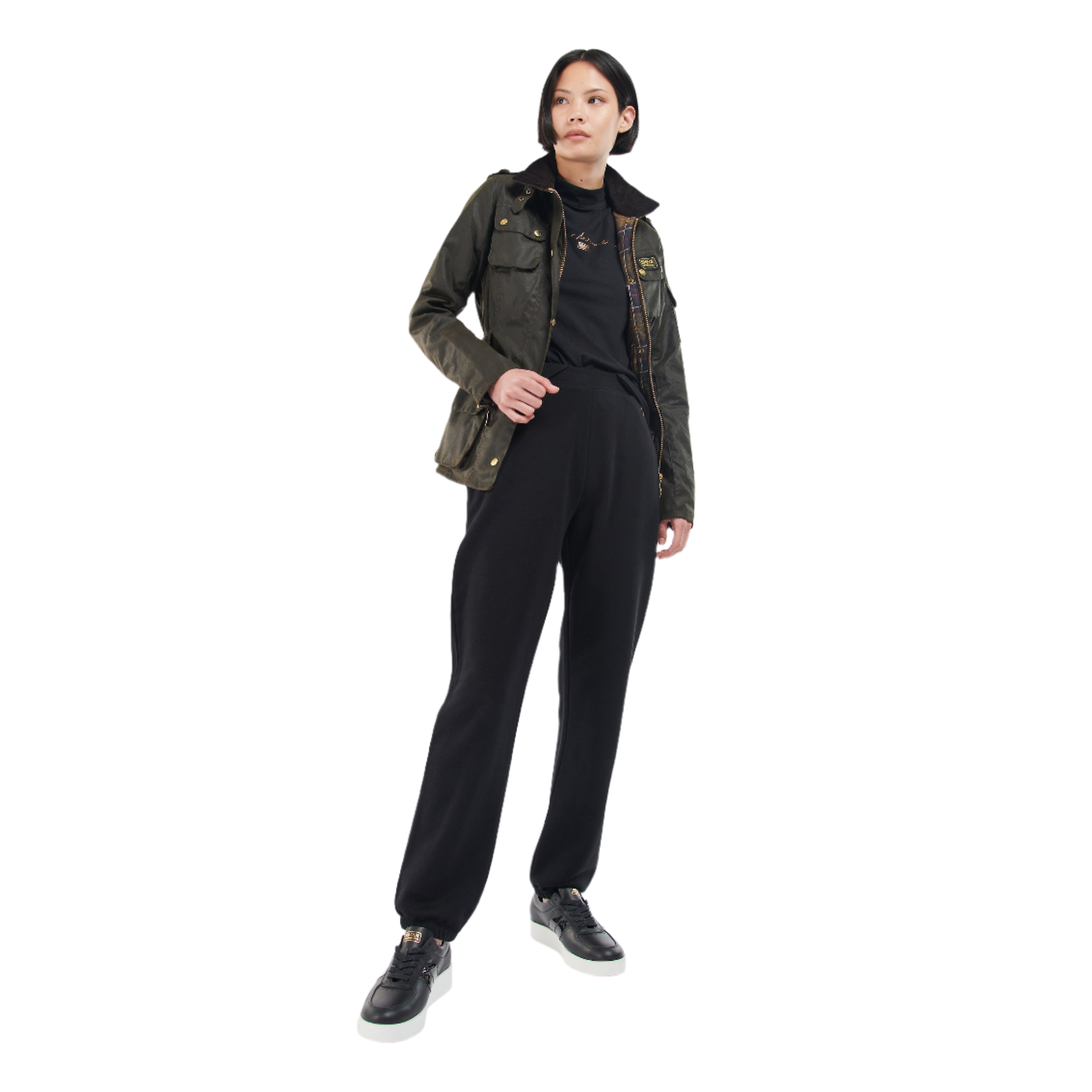 Product image 4 of 13 of Barbour International Women's International Wax Jacket - Olive