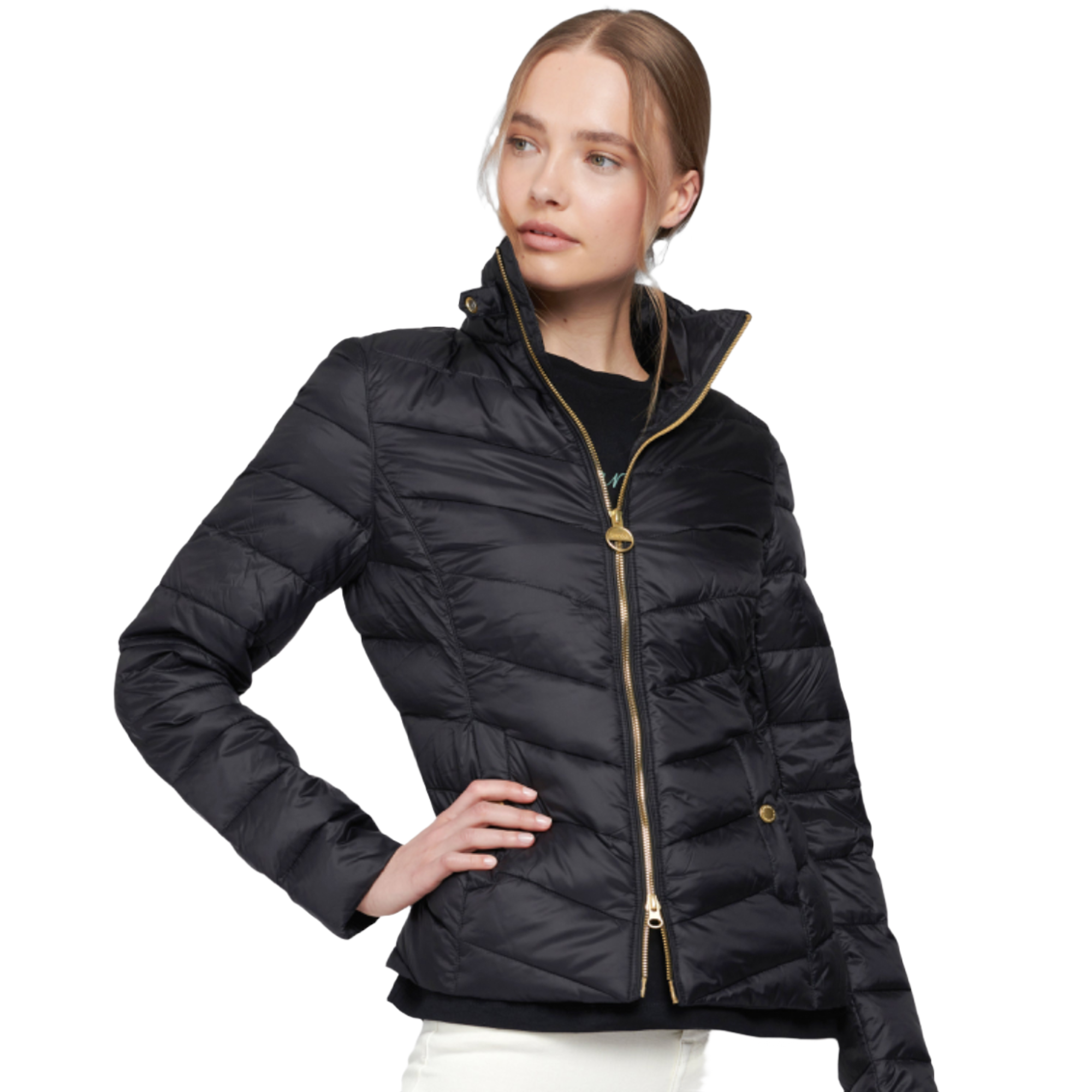 Product image 2 of 11 of Barbour International Women's Aubern Quilted Jacket - Black