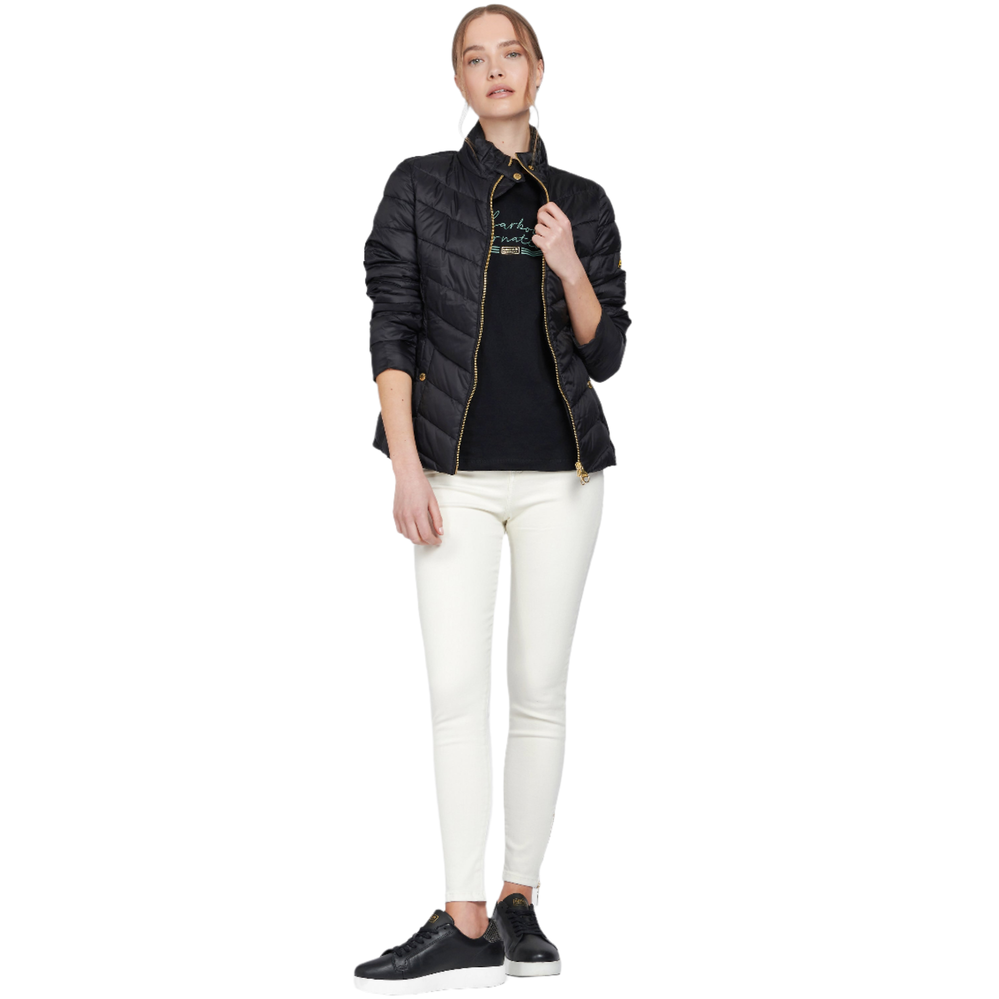 Product image 5 of 11 of Barbour International Women's Aubern Quilted Jacket - Black