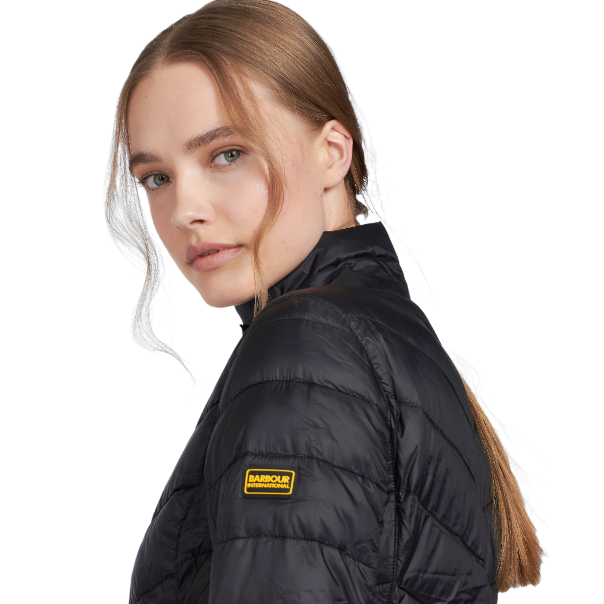 Product image 8 of 11 of Barbour International Women's Aubern Quilted Jacket - Black