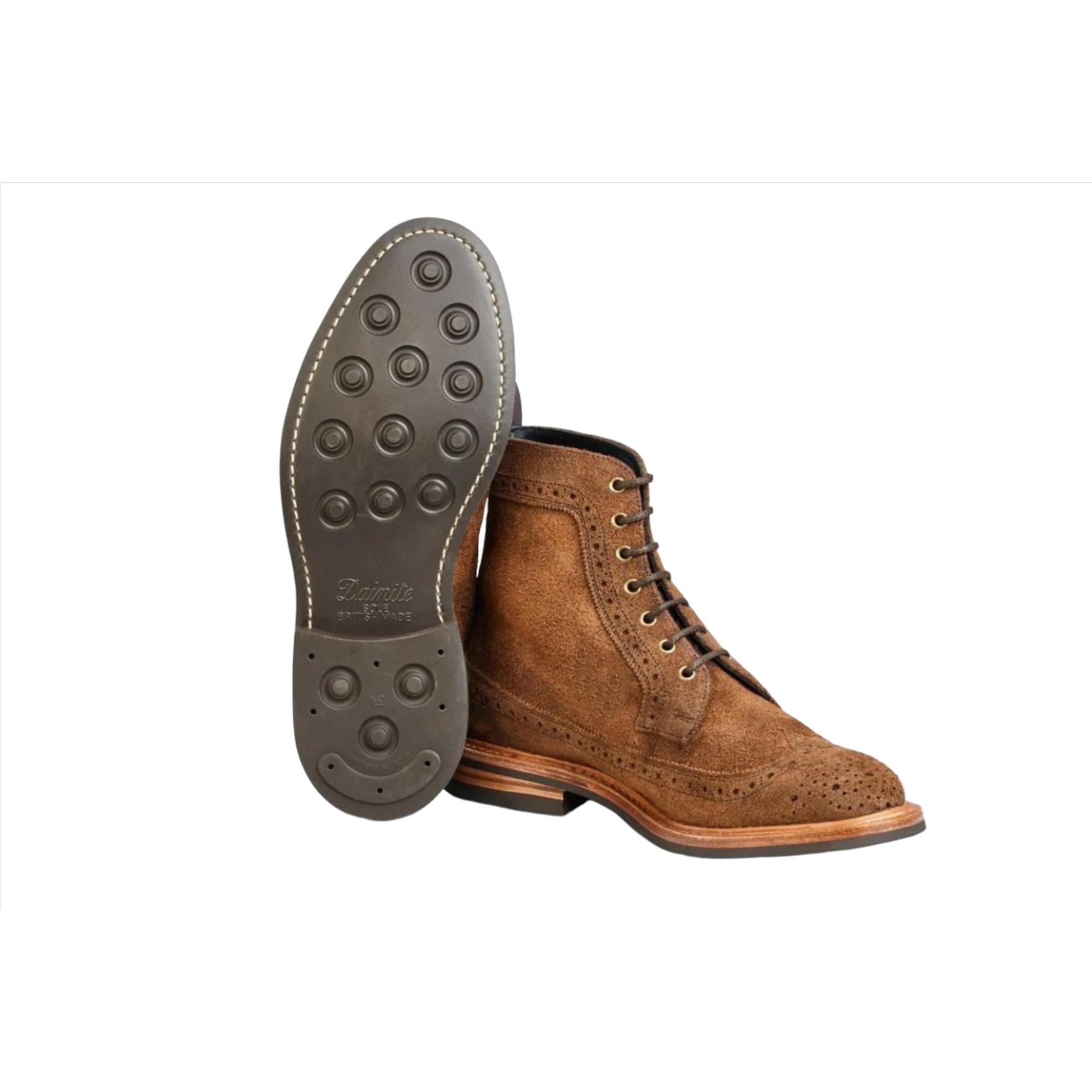 Product image 5 of 5 of Tricker’s Simon Longwing Brogue Boot – Snuff Repello Suede