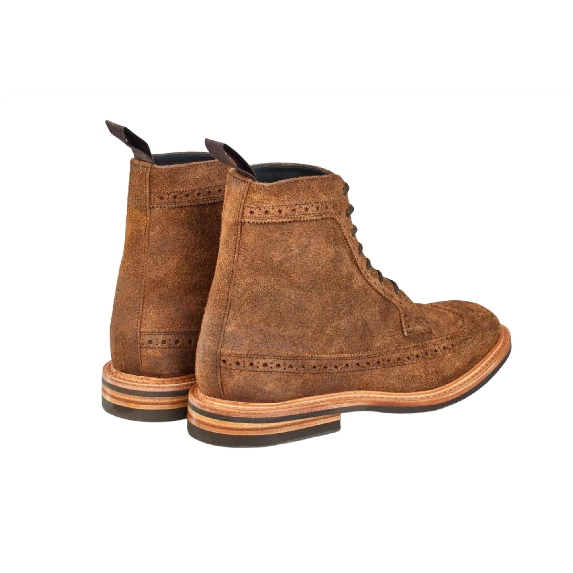 Product image 4 of 5 of Tricker’s Simon Longwing Brogue Boot – Snuff Repello Suede