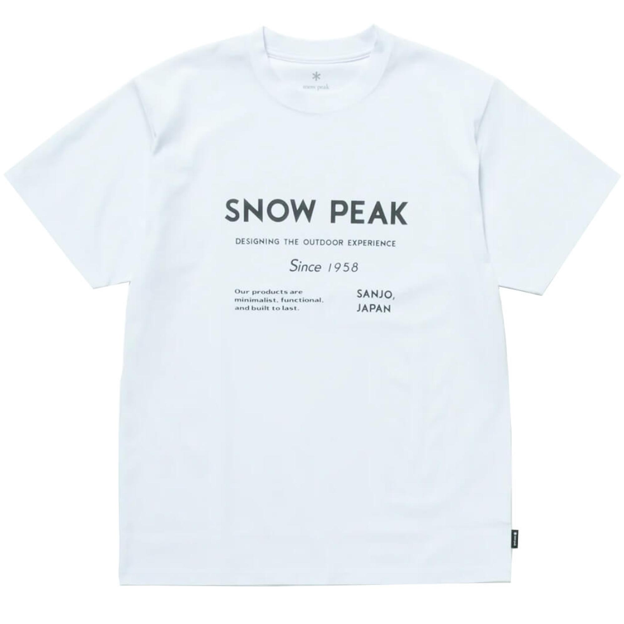 Product image 1 of 5 of Snow Peak Typography T-Shirt - White