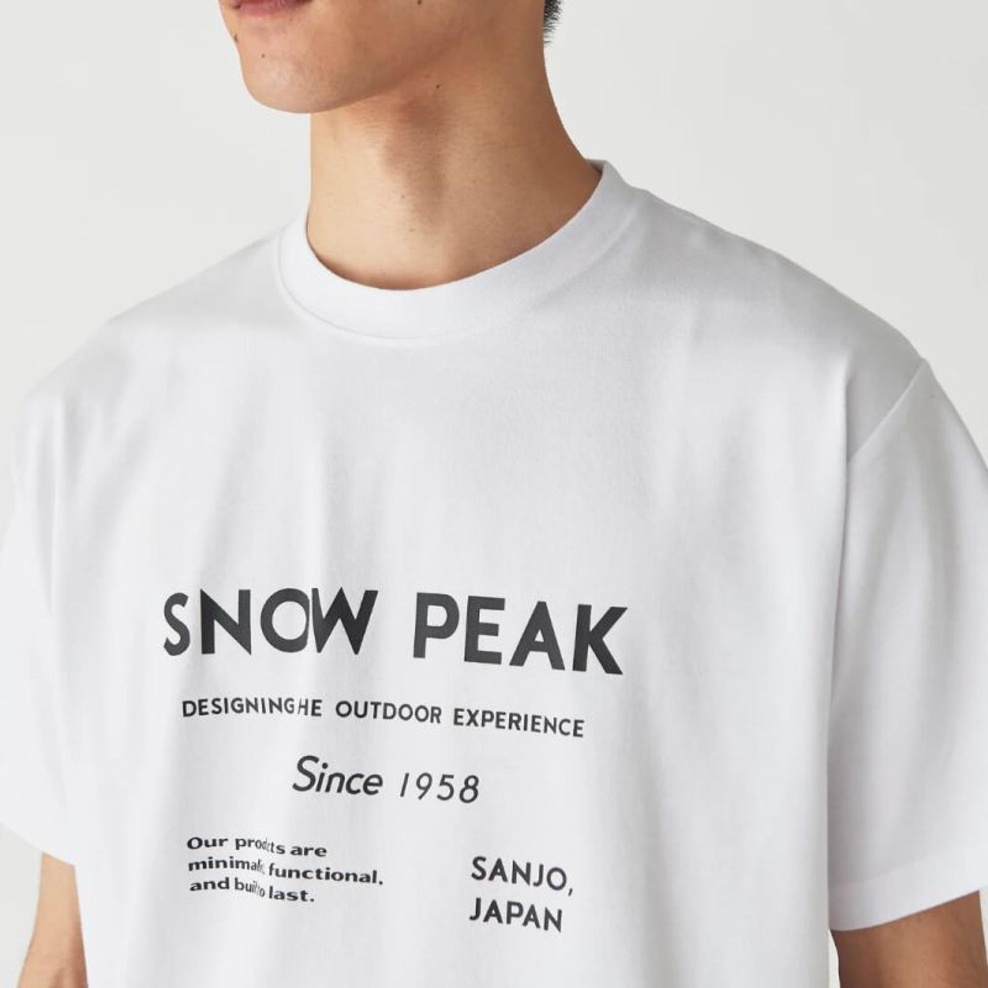 Product image 3 of 5 of Snow Peak Typography T-Shirt - White