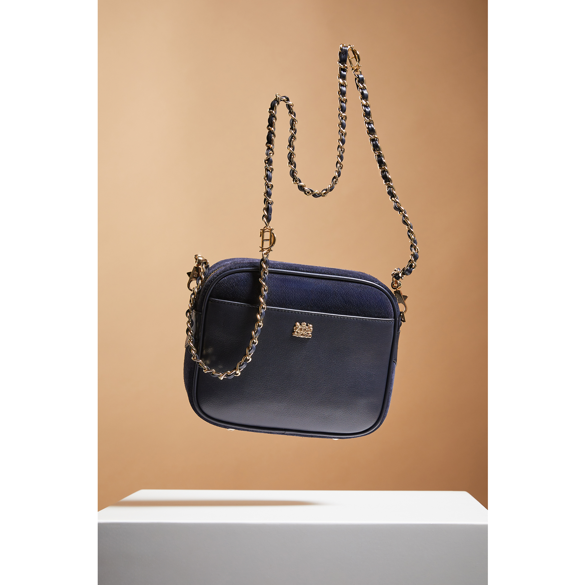Product image 6 of 6 of Holland Cooper Women's Soho Camera Bag - Ink Navy Suede