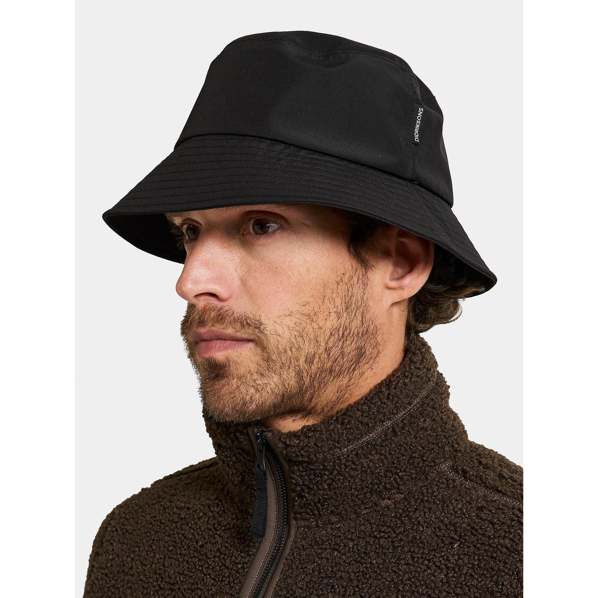 Product image 2 of 5 of Didriksons Men's Solomon Waterproof Bucket Hat - Black