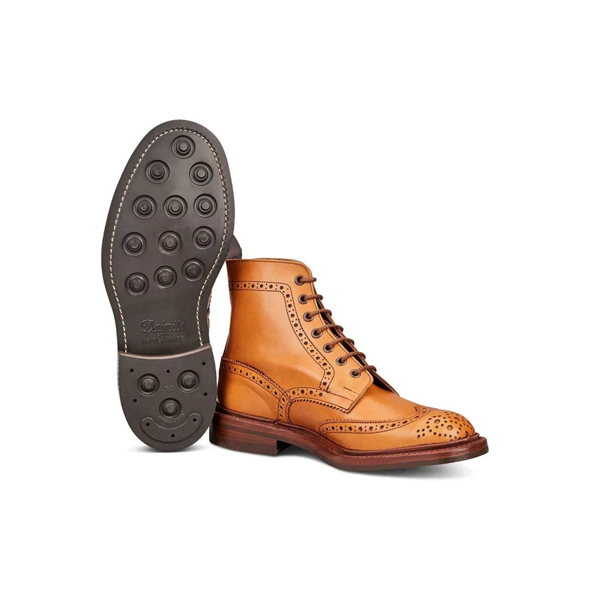 Product image 5 of 5 of Tricker’s Stow Country Boot with Dainite Sole – Acorn Antique