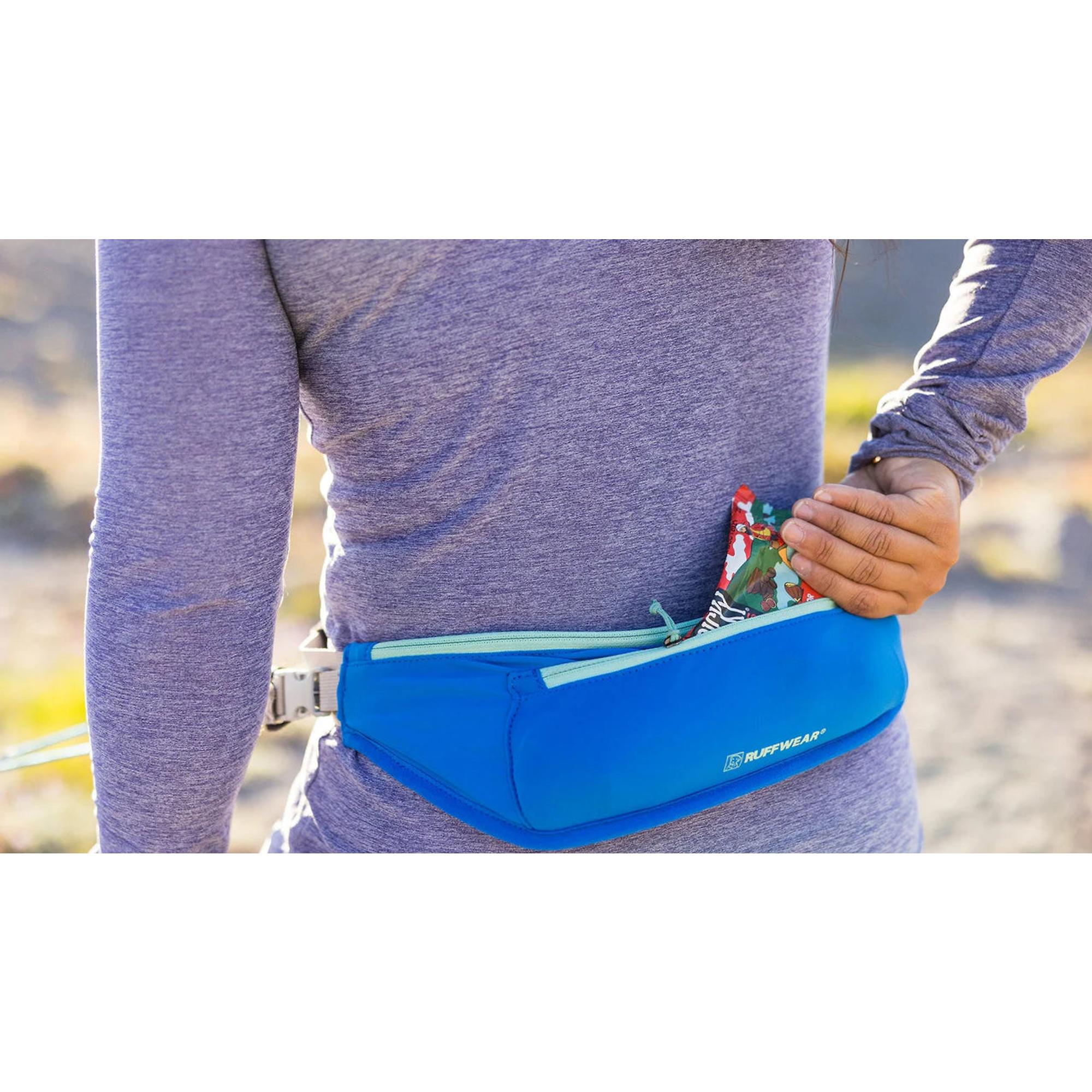 Product image 12 of 14 of RUFFWEAR Trail Runner Running Belt (Small/Medium) Blue Pool