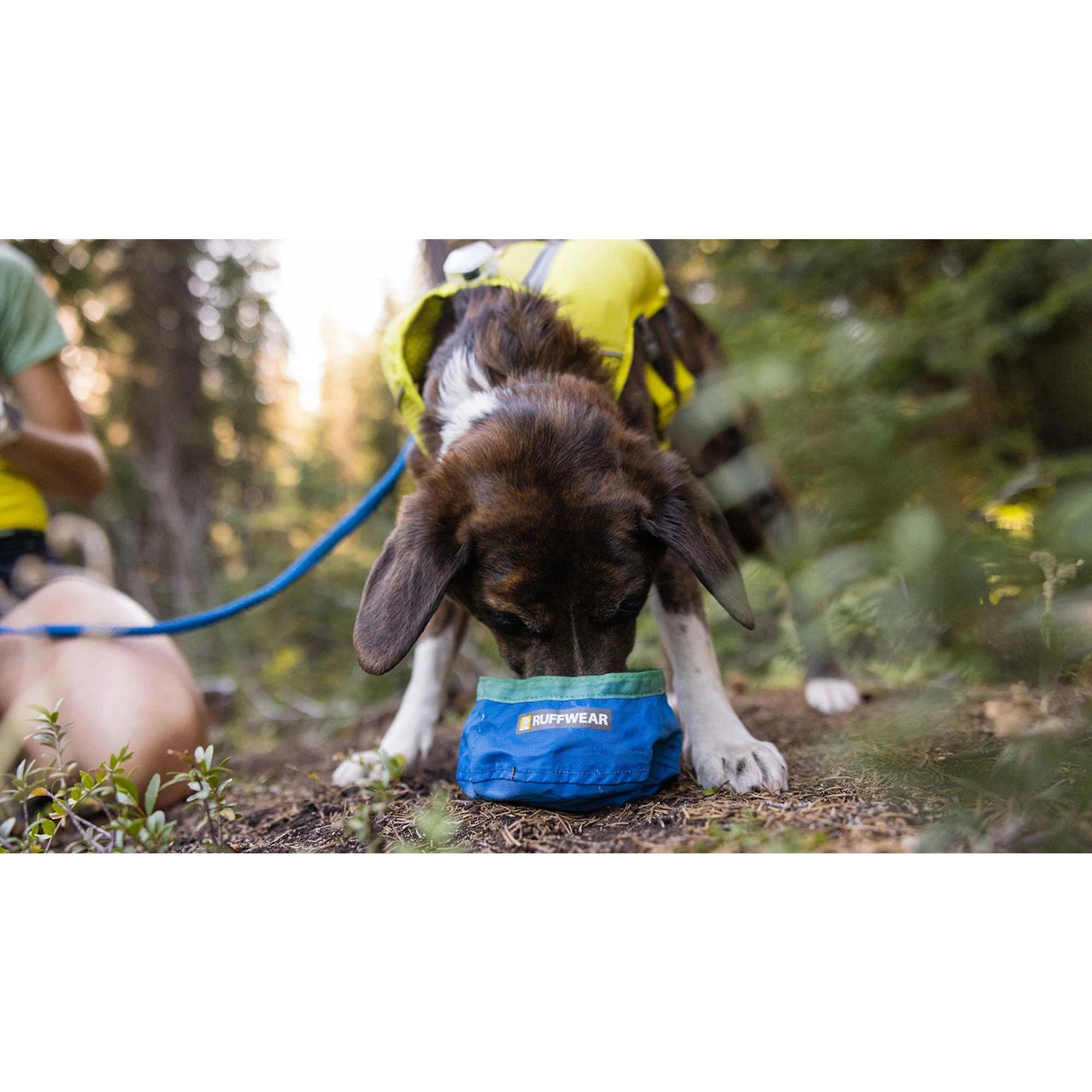 Product image 6 of 10 of RUFFWEAR Trail Runner Ultralight Dog Bowl - Blue Pool