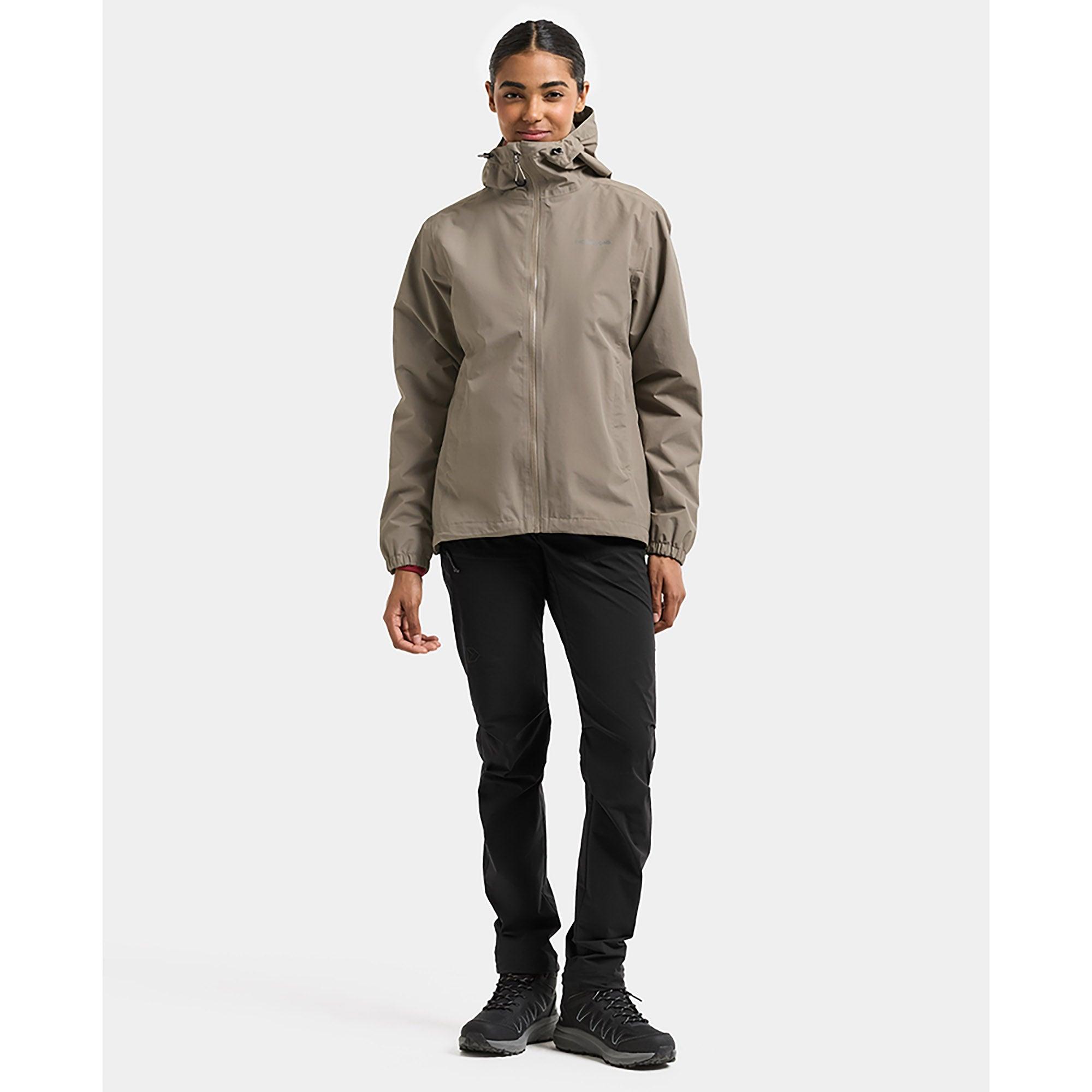 Product image 4 of 10 of Didriksons Women's Varja Waterproof Jacket - Ash Brown