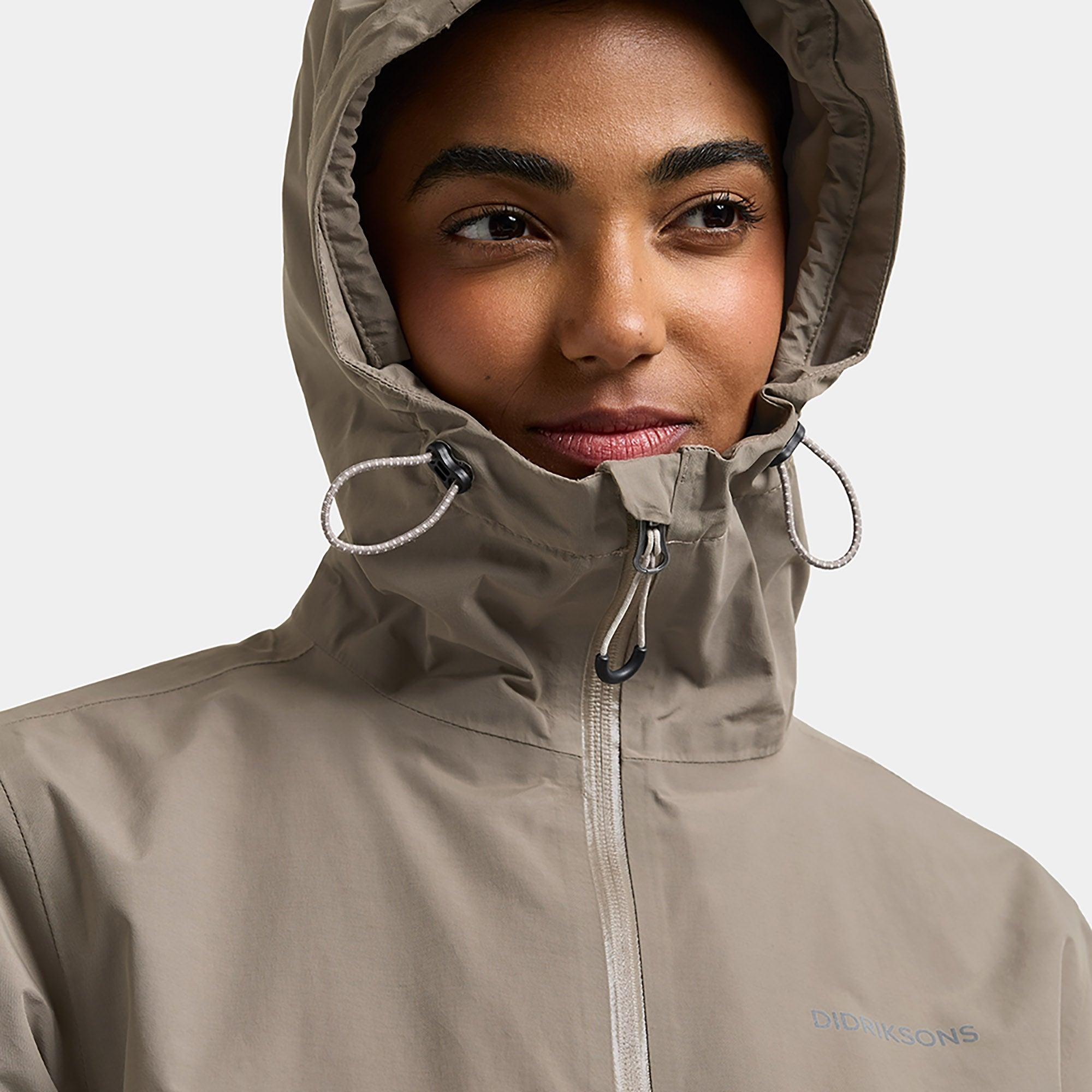 Product image 8 of 10 of Didriksons Women's Varja Waterproof Jacket - Ash Brown