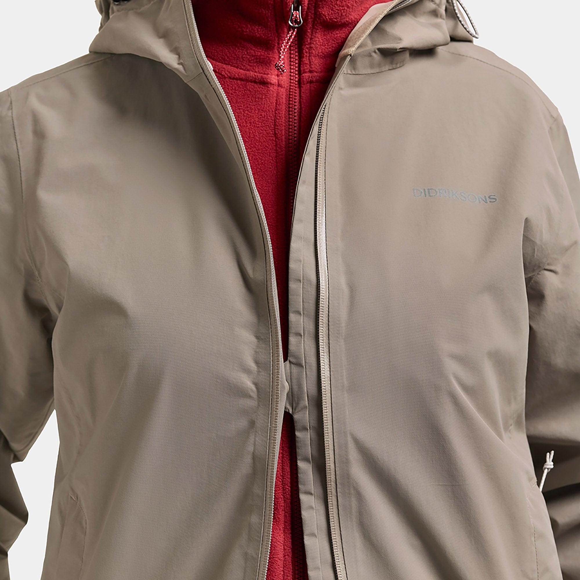 Product image 9 of 10 of Didriksons Women's Varja Waterproof Jacket - Ash Brown