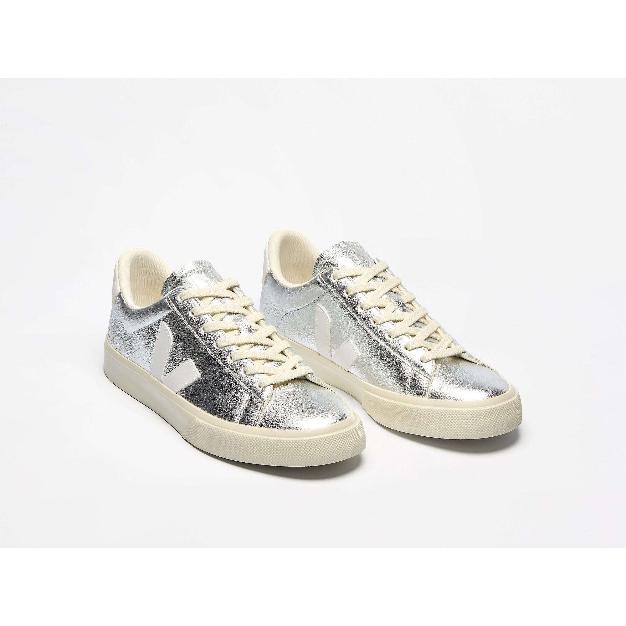 Product image 3 of 8 of VEJA Women's Campo Leather Sneaker - Silver White