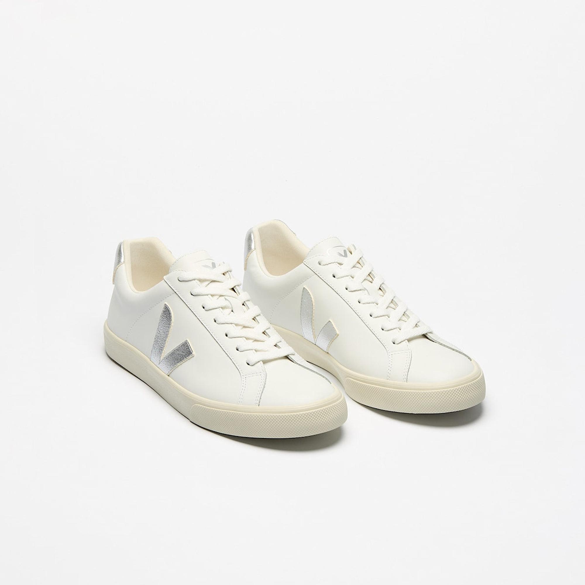 Product image 3 of 5 of VEJA Women's Esplar Leather Sneaker - White Silver