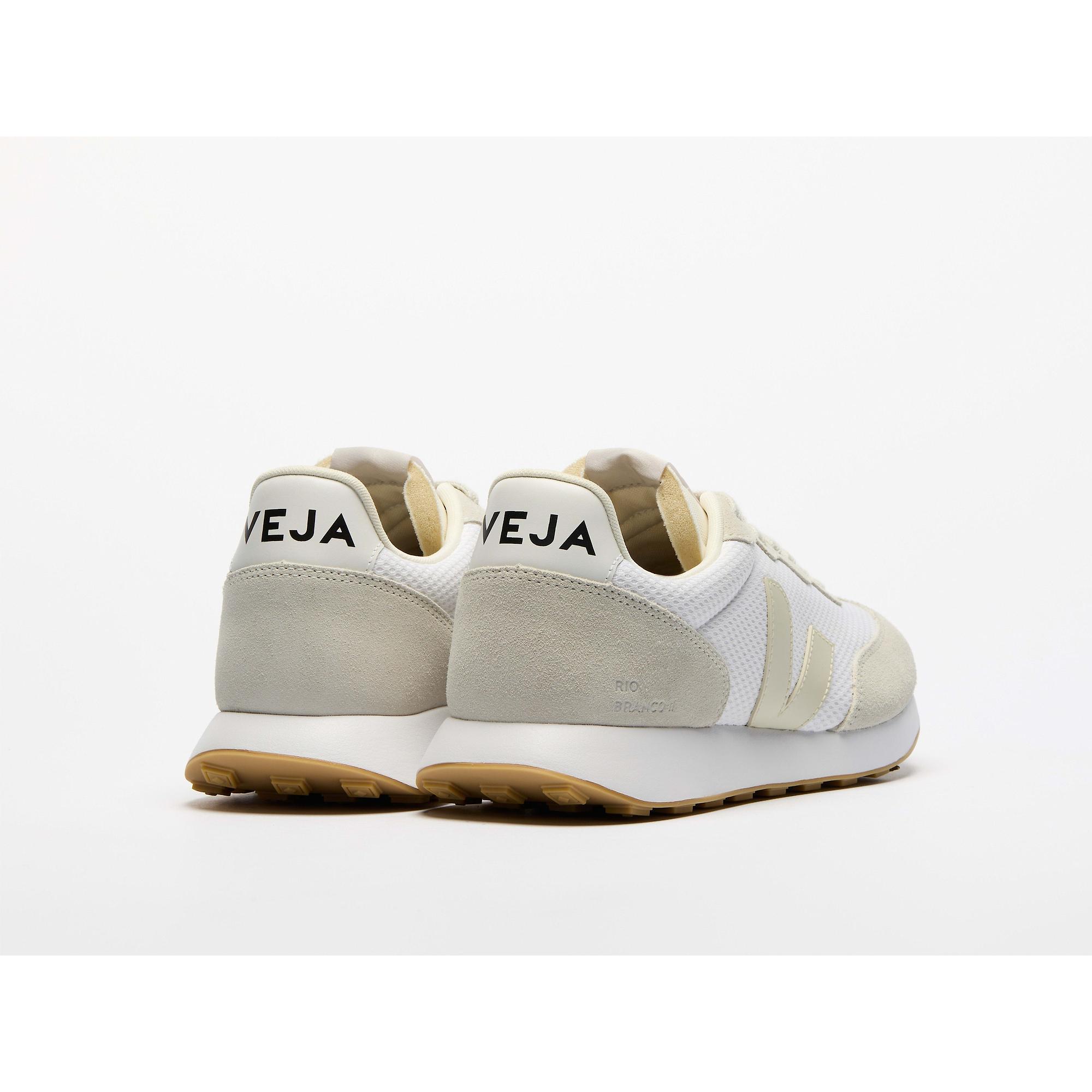 Product image 4 of 5 of VEJA Women's Rio Branco II Alveomesh Retro-Running Trainers - White White