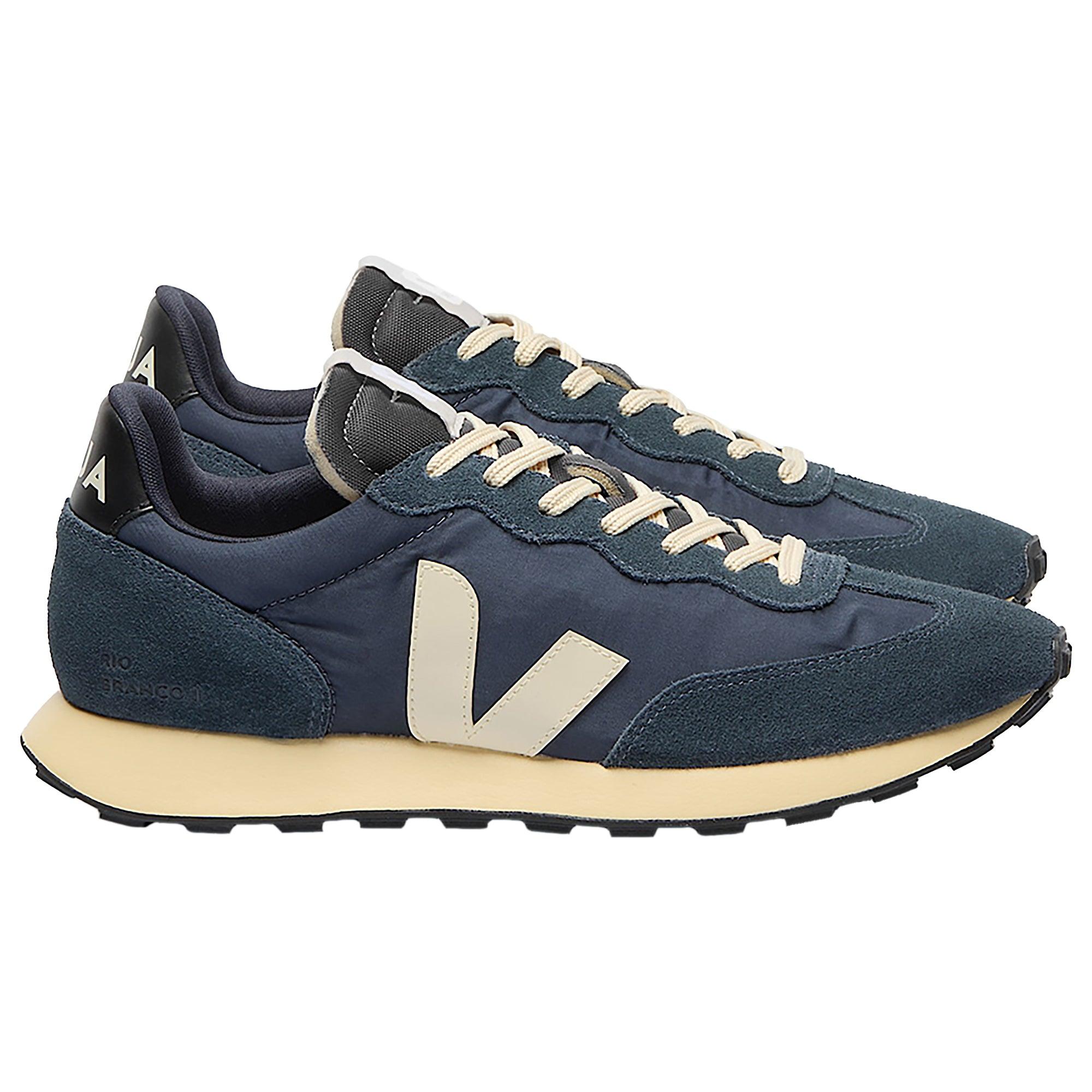 Product image 1 of 4 of Veja Men's Rio Branco II Lite Nolyn Retro-Running Trainers - Nautico Pierre