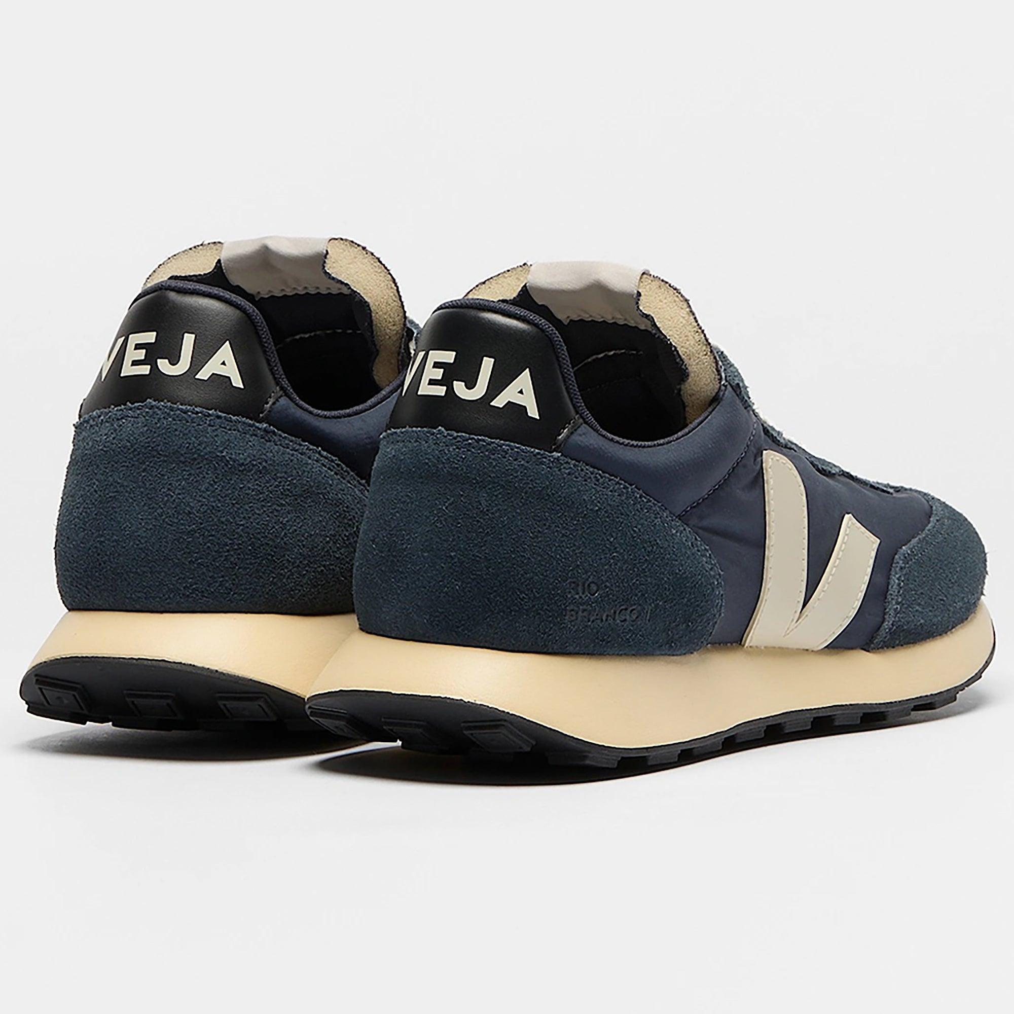 Product image 3 of 4 of Veja Men's Rio Branco II Lite Nolyn Retro-Running Trainers - Nautico Pierre
