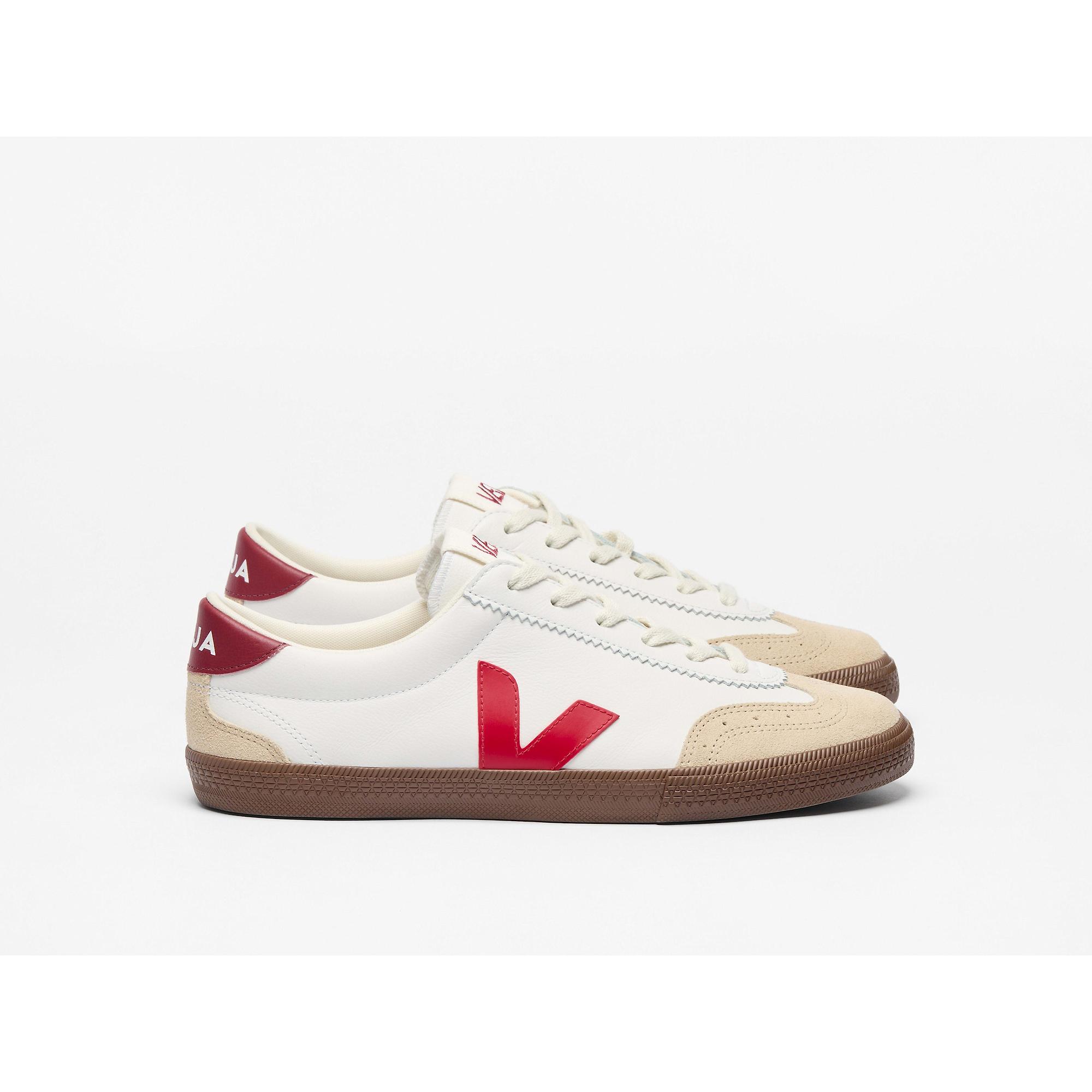 Product image 2 of 9 of VEJA Women's Volley Leather Sneaker - White Pekin Bark